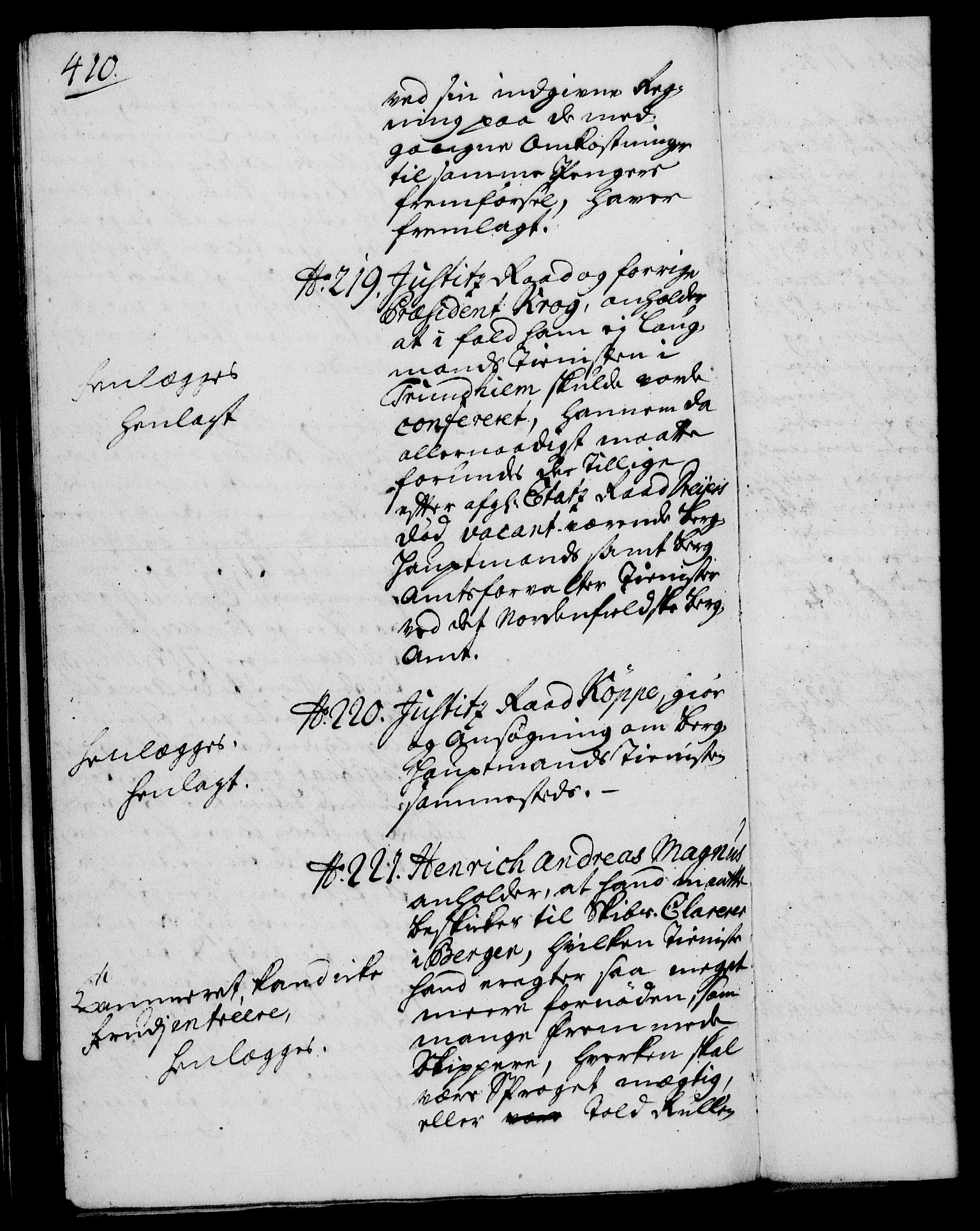 Rentekammeret, Kammerkanselliet, RA/EA-3111/G/Gh/Gha/L0018: Norsk ekstraktmemorialprotokoll (merket RK 53.63), 1735-1736, s. 410