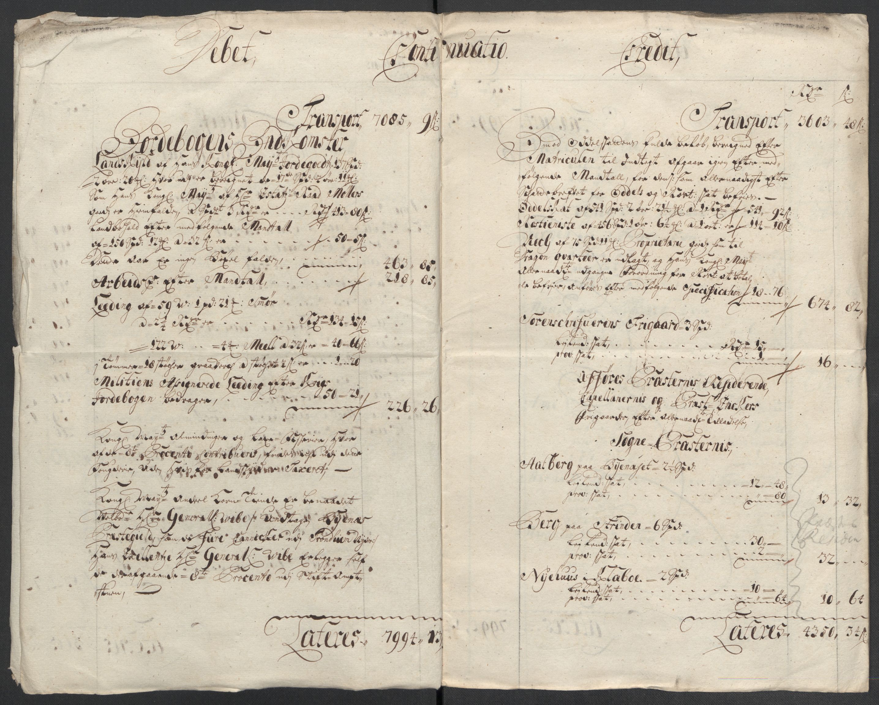 Rentekammeret inntil 1814, Reviderte regnskaper, Fogderegnskap, AV/RA-EA-4092/R61/L4110: Fogderegnskap Strinda og Selbu, 1707-1708, s. 6