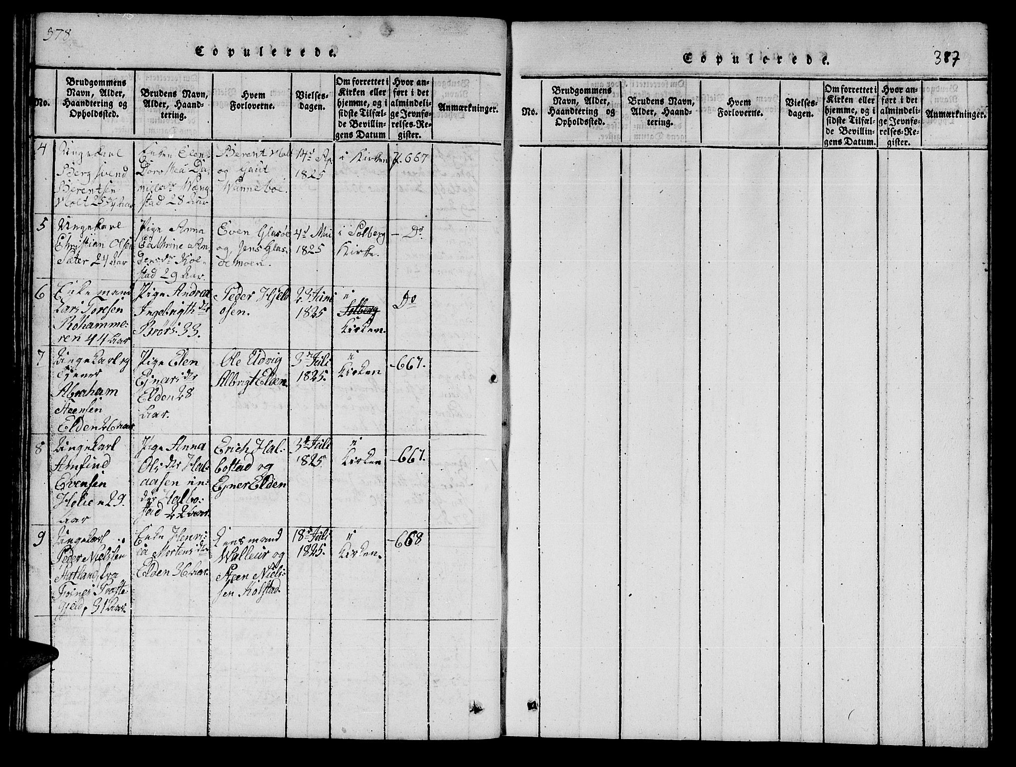 Ministerialprotokoller, klokkerbøker og fødselsregistre - Nord-Trøndelag, SAT/A-1458/742/L0411: Klokkerbok nr. 742C02, 1817-1825, s. 378-387