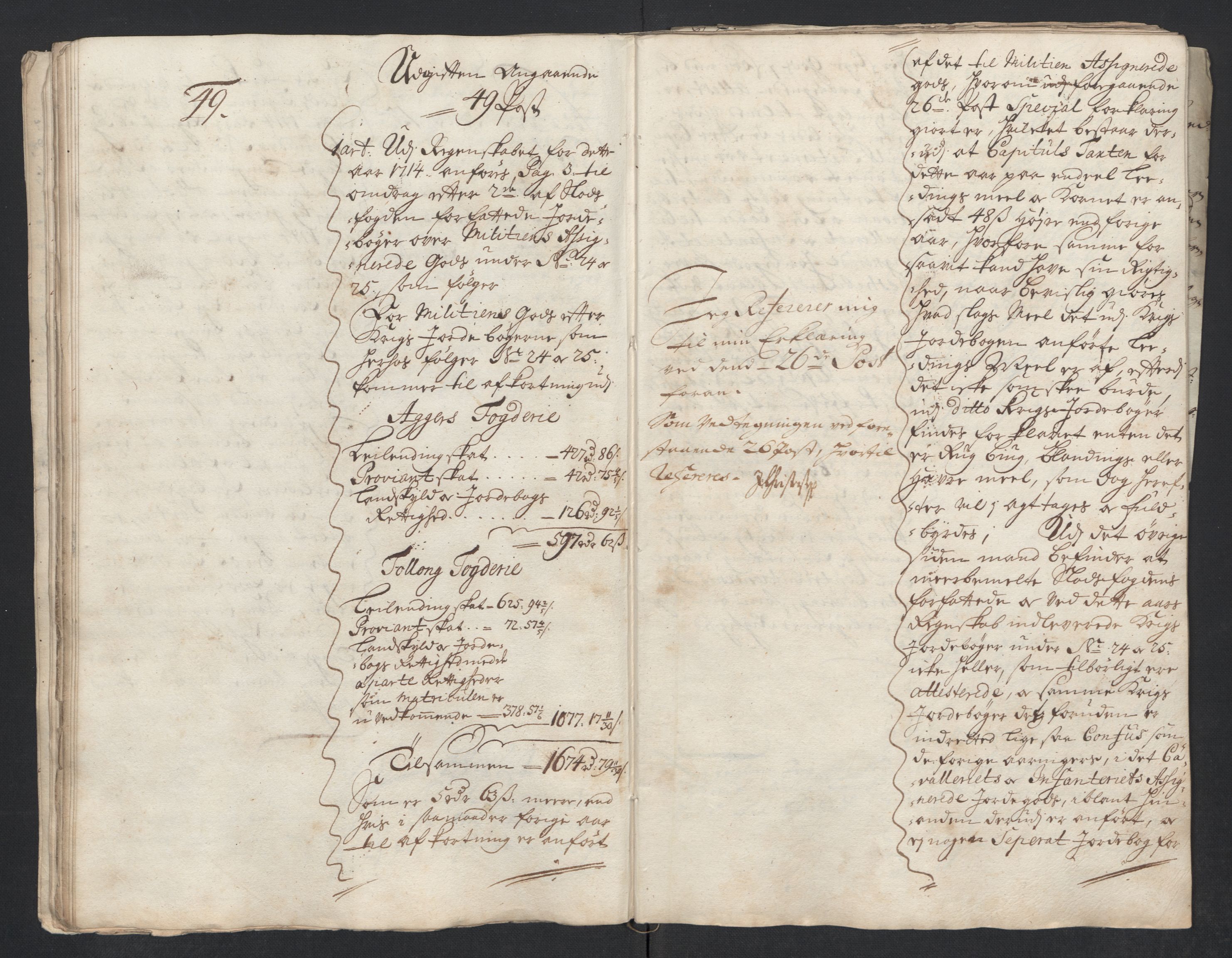 Rentekammeret inntil 1814, Reviderte regnskaper, Fogderegnskap, AV/RA-EA-4092/R10/L0452: Fogderegnskap Aker og Follo, 1714, s. 495