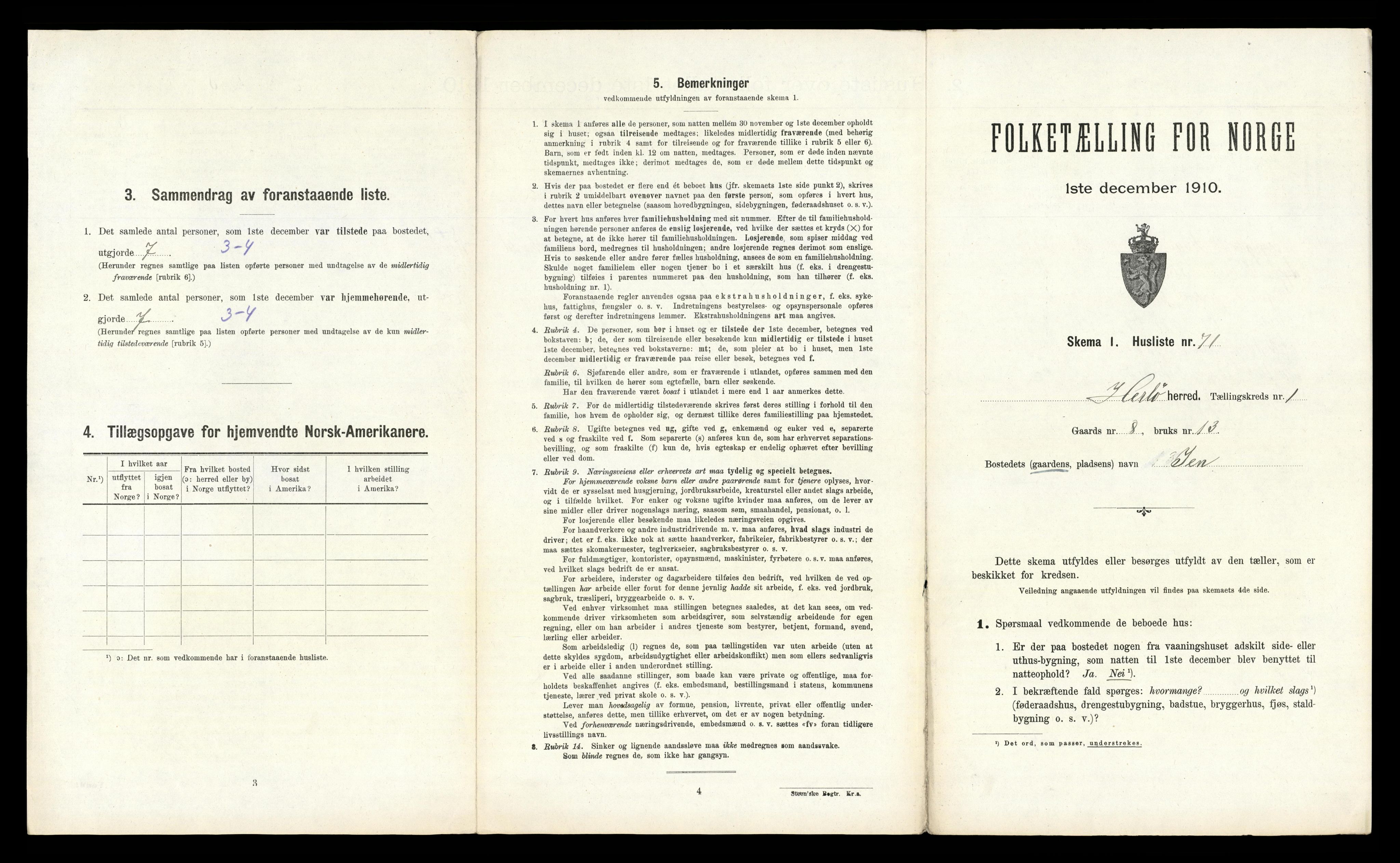 RA, Folketelling 1910 for 1258 Herdla herred, 1910, s. 178