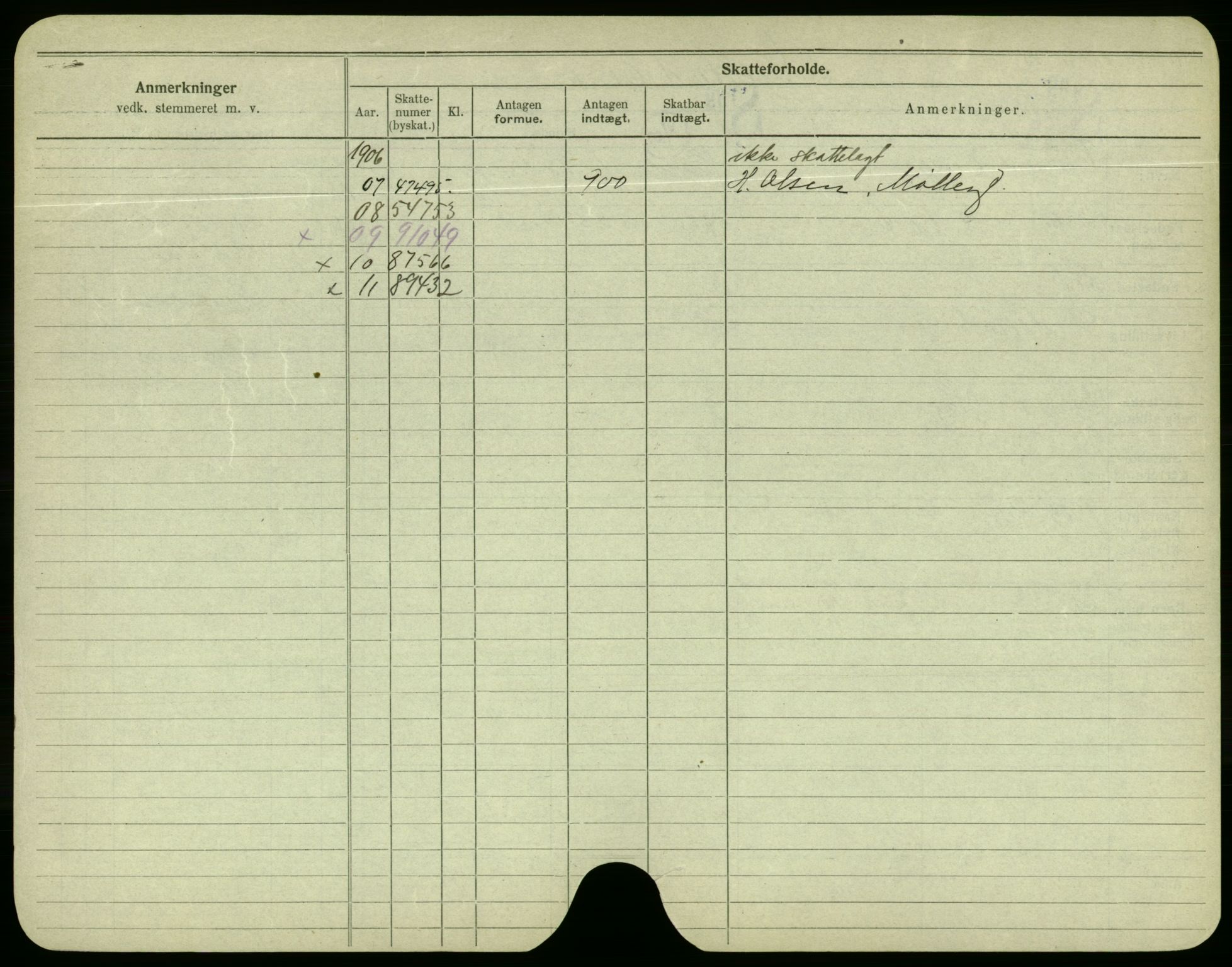 Oslo folkeregister, Registerkort, AV/SAO-A-11715/F/Fa/Fac/L0003: Menn, 1906-1914, s. 480b