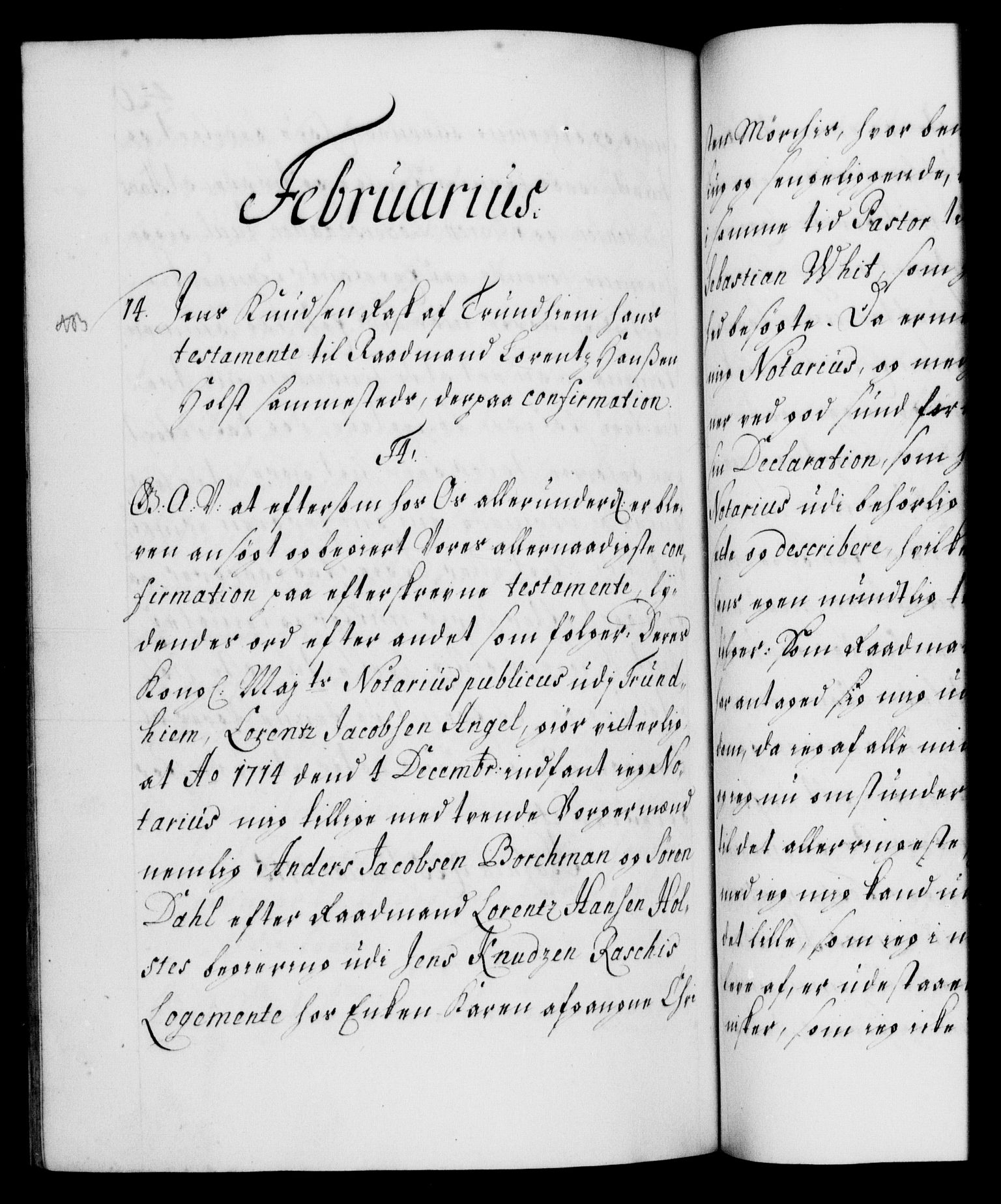 Danske Kanselli 1572-1799, RA/EA-3023/F/Fc/Fca/Fcaa/L0021: Norske registre, 1712-1715, s. 420b
