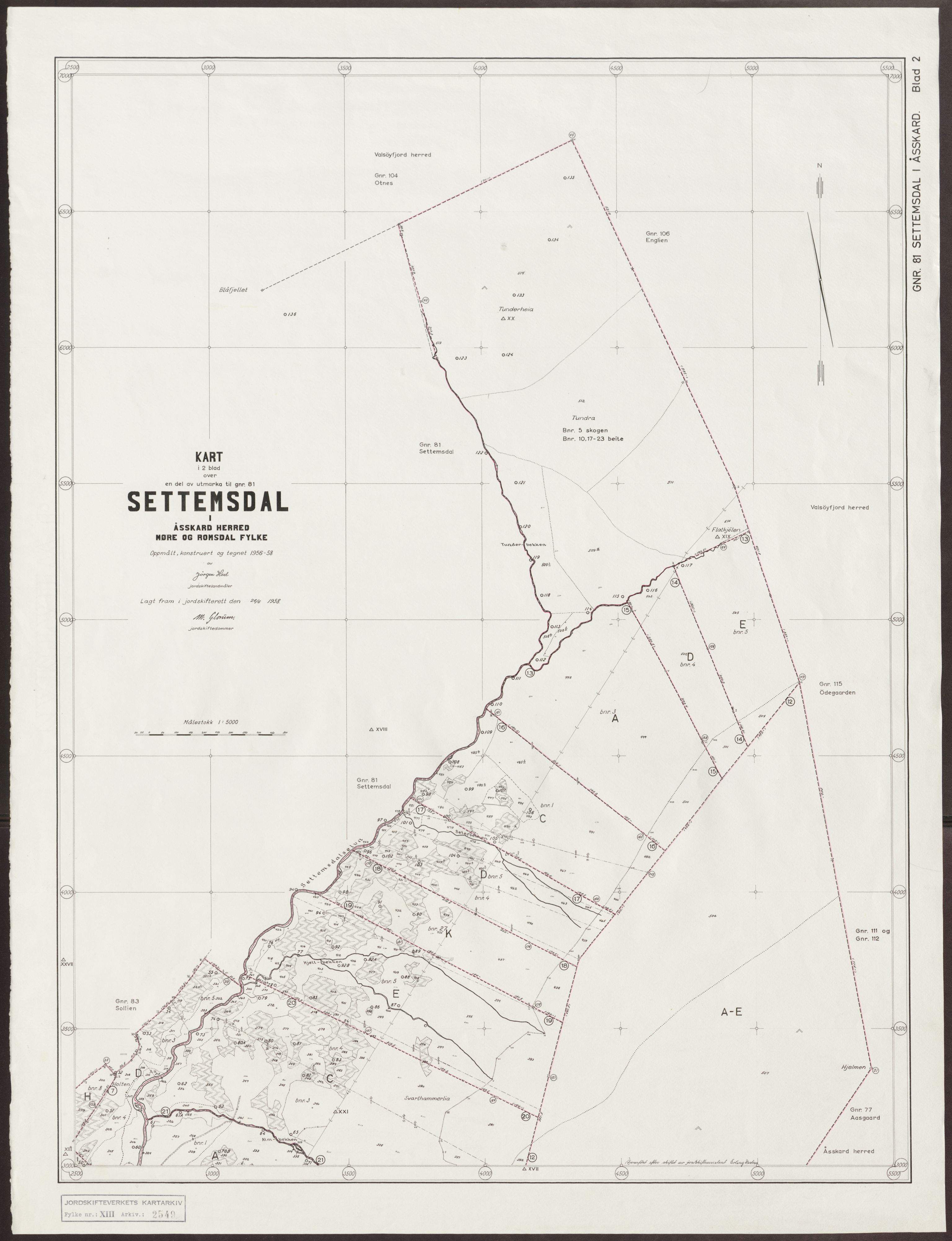 Jordskifteverkets kartarkiv, RA/S-3929/T, 1859-1988, s. 3184