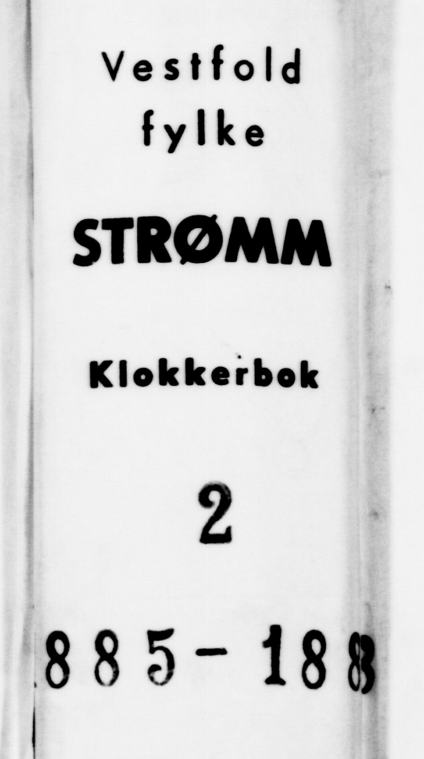 Strømm kirkebøker, AV/SAKO-A-322/G/Ga/L0002: Klokkerbok nr. I 2, 1885-1888