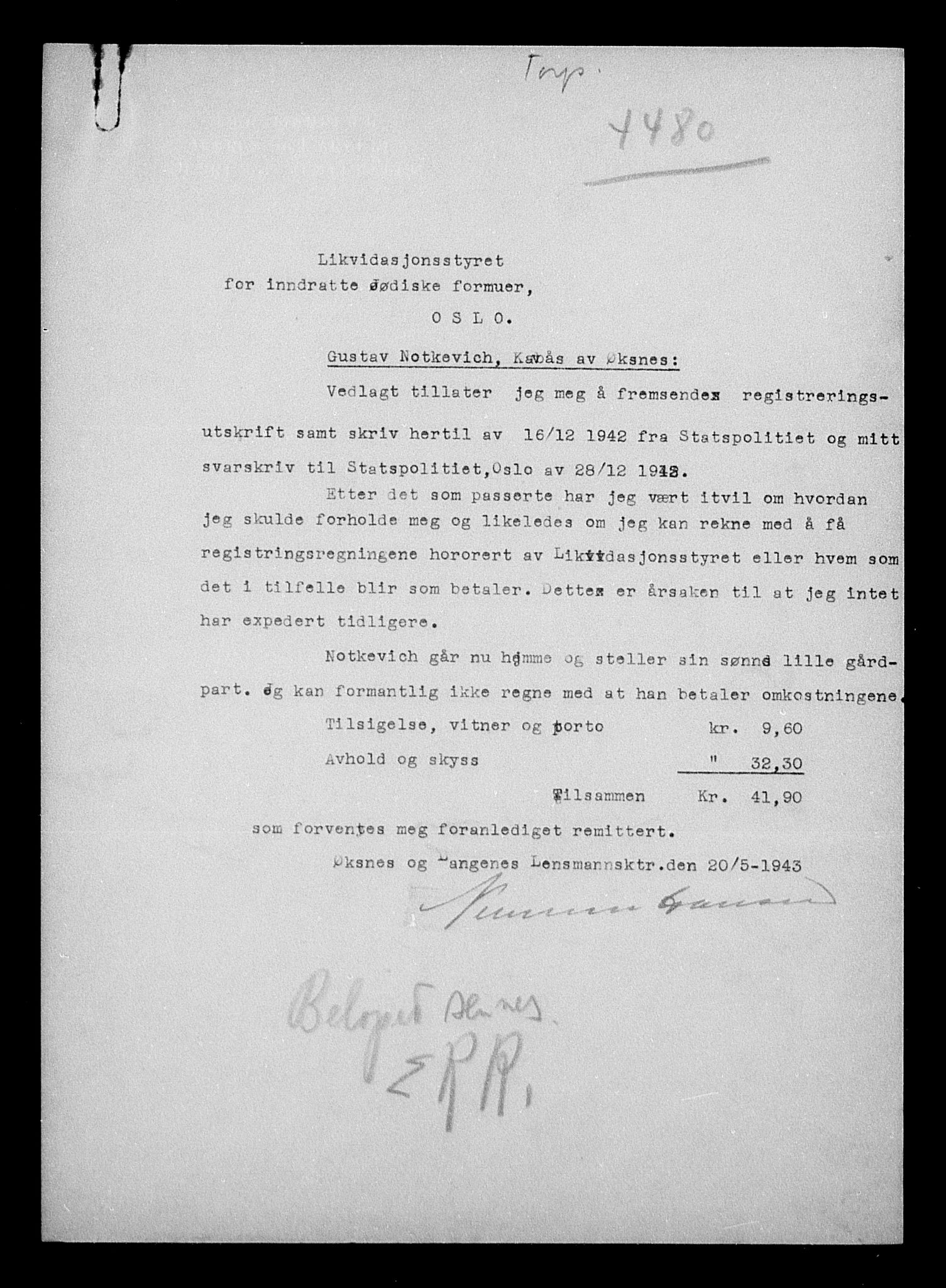 Justisdepartementet, Tilbakeføringskontoret for inndratte formuer, AV/RA-S-1564/H/Hc/Hcb/L0915: --, 1945-1947, s. 68