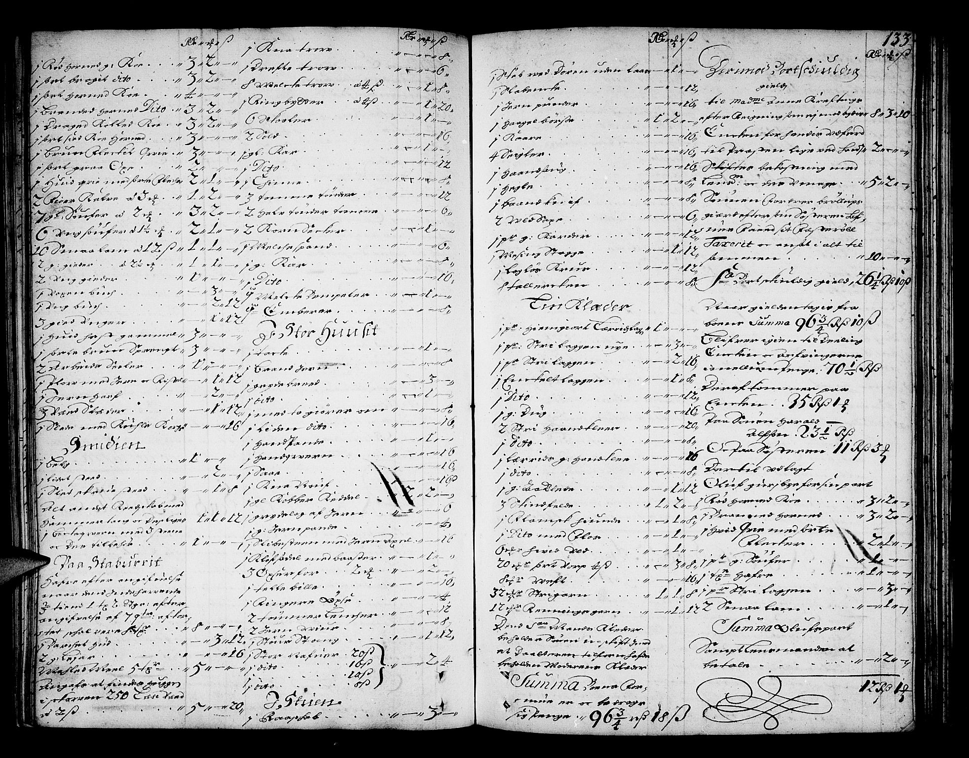 Aker sorenskriveri, AV/SAO-A-10895/H/Hb/L0003: Skifteprotokoll, 1684-1687, s. 132b-133a