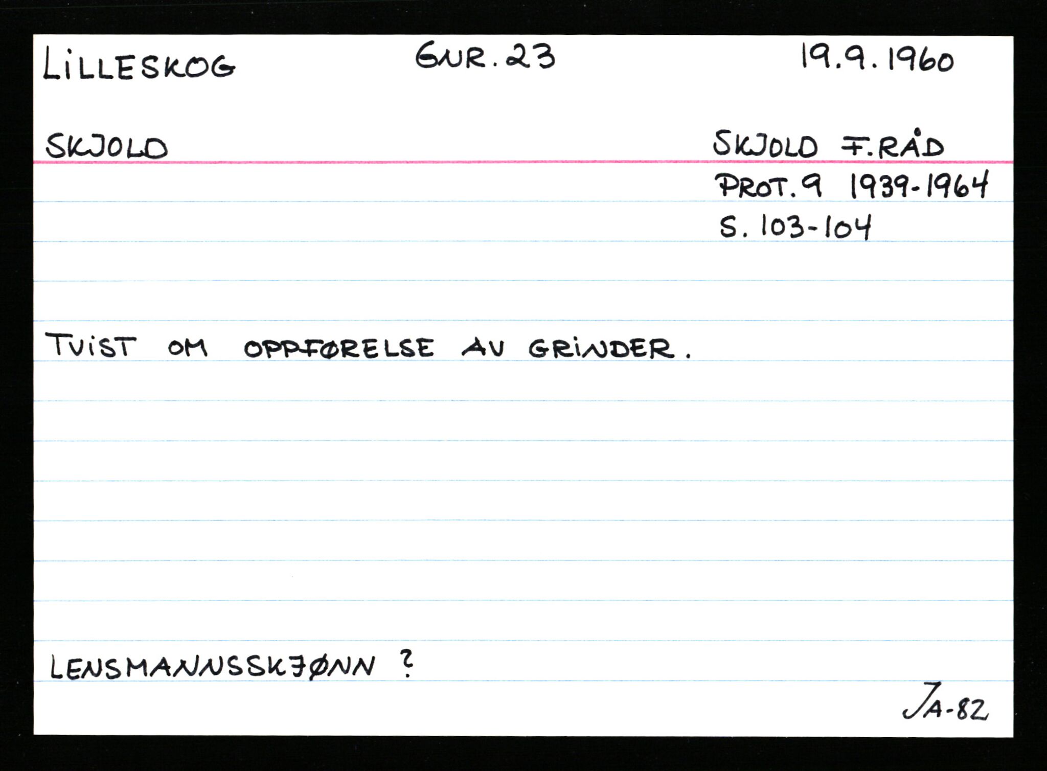 Statsarkivet i Stavanger, AV/SAST-A-101971/03/Y/Ym/L0035: Åstedskort sortert etter gårdsnavn: Leiranger - Lindanger, 1600-1950, s. 537