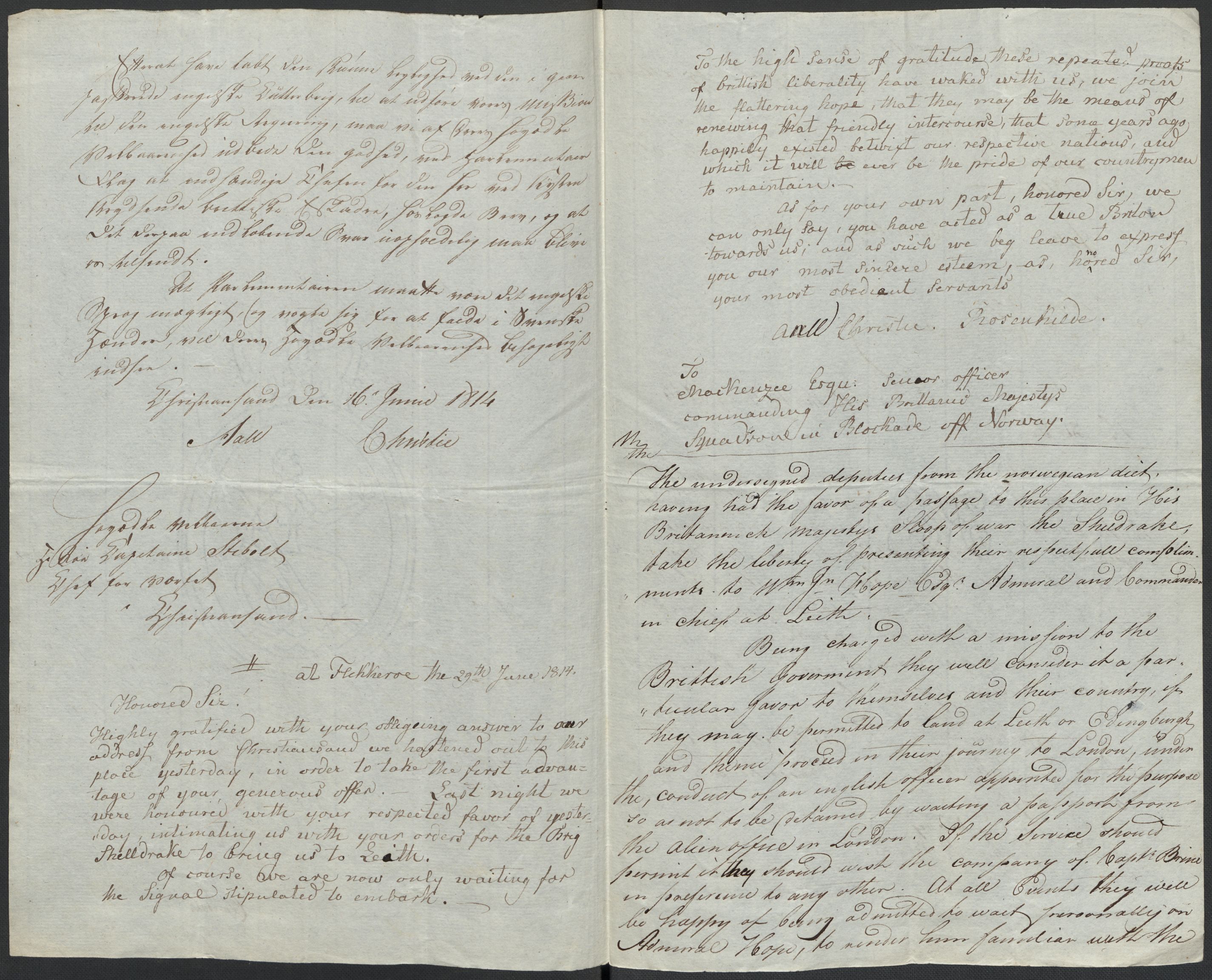 Christie, Wilhelm Frimann Koren, RA/PA-0014/F/L0004: Christies dokumenter fra 1814, 1814, s. 170