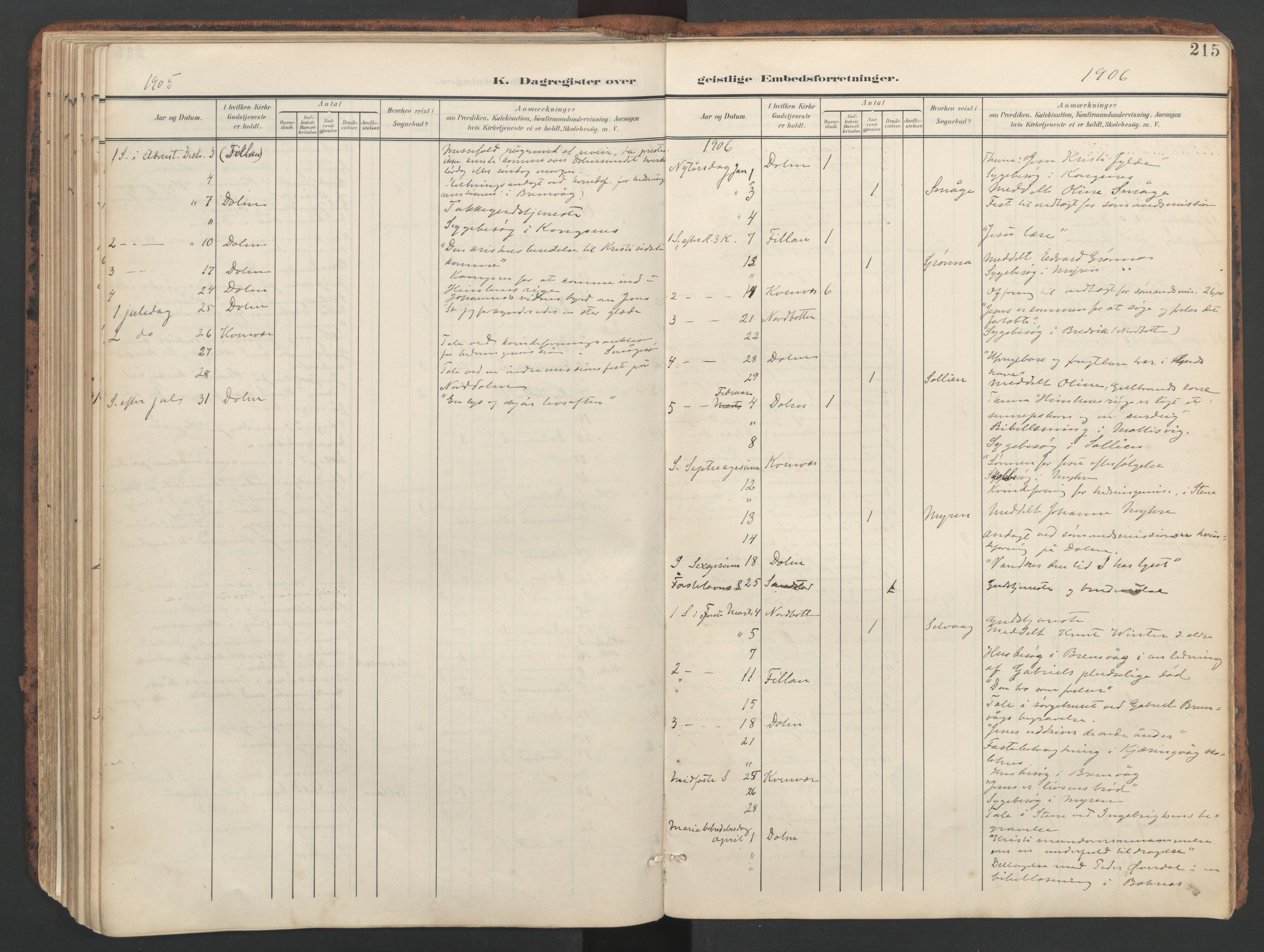 Ministerialprotokoller, klokkerbøker og fødselsregistre - Sør-Trøndelag, AV/SAT-A-1456/634/L0537: Ministerialbok nr. 634A13, 1896-1922, s. 215