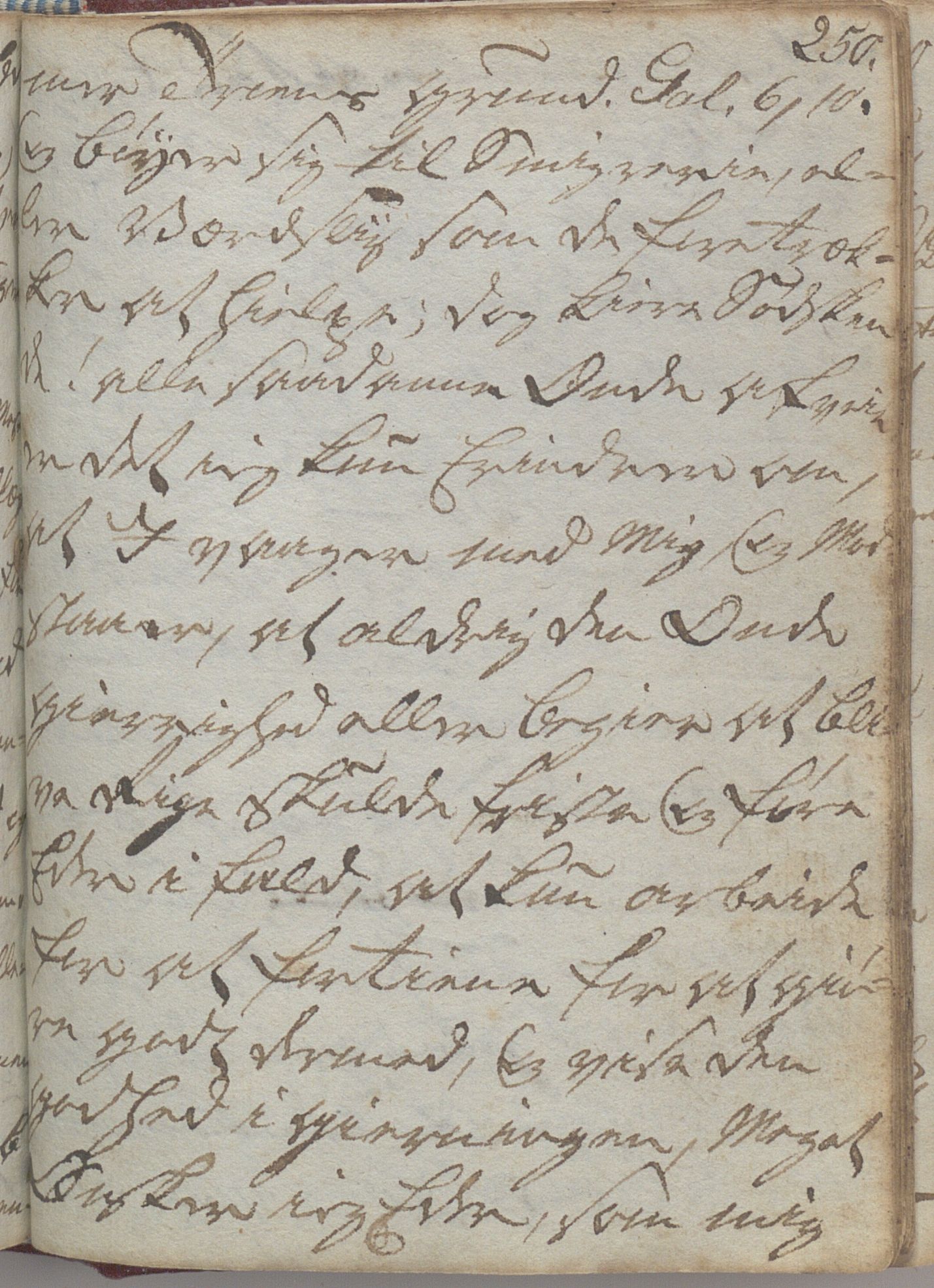 Heggtveitsamlingen, TMF/A-1007/H/L0047/0005: Kopibøker, brev etc.  / "MF I"(Kopibok frå Heggtveits samling), 1800-1823, s. 250