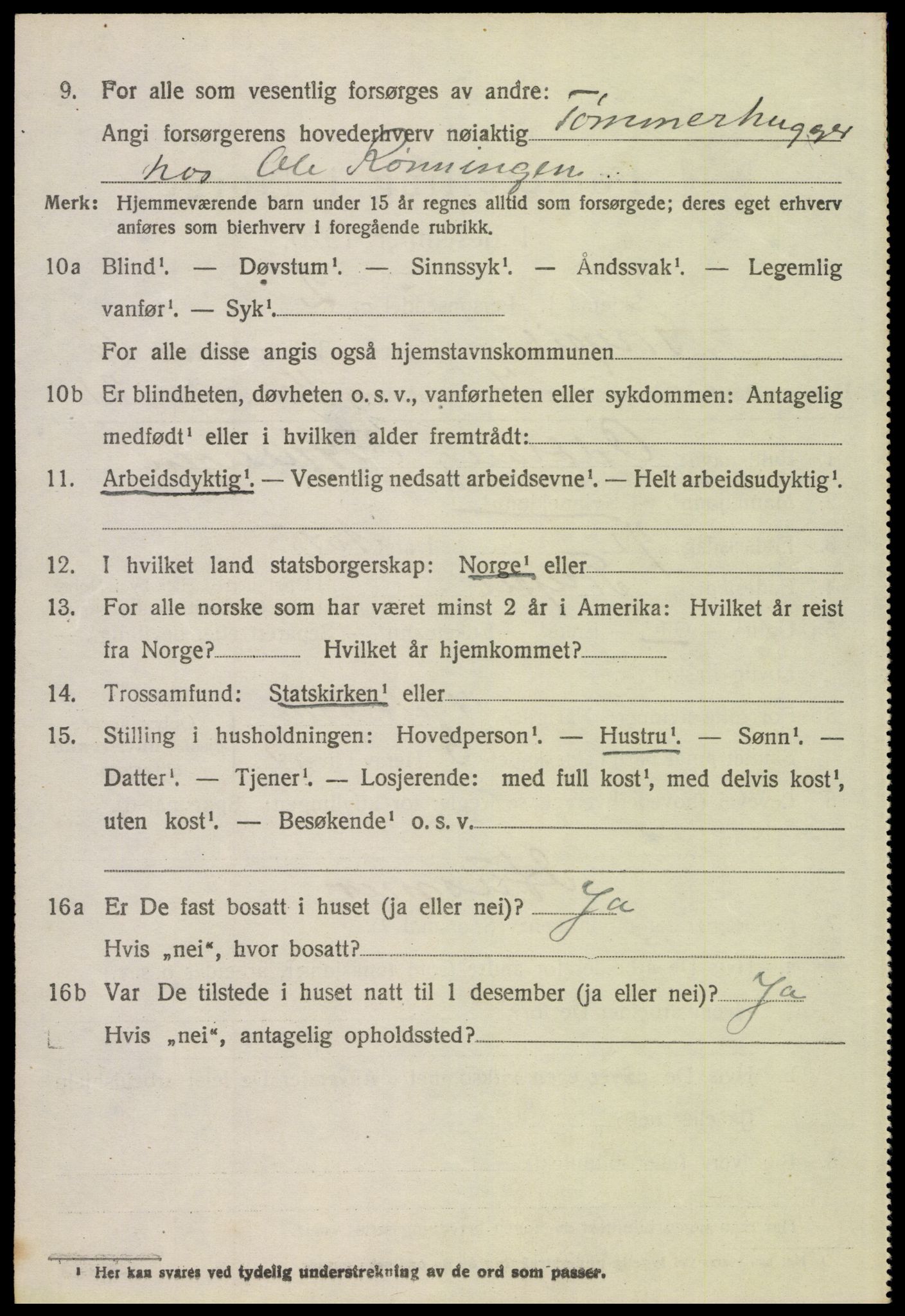 SAH, Folketelling 1920 for 0428 Trysil herred, 1920, s. 4604