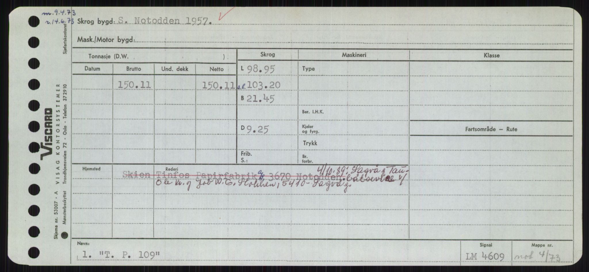 Sjøfartsdirektoratet med forløpere, Skipsmålingen, AV/RA-S-1627/H/Hc/L0001: Lektere, A-Y, s. 451