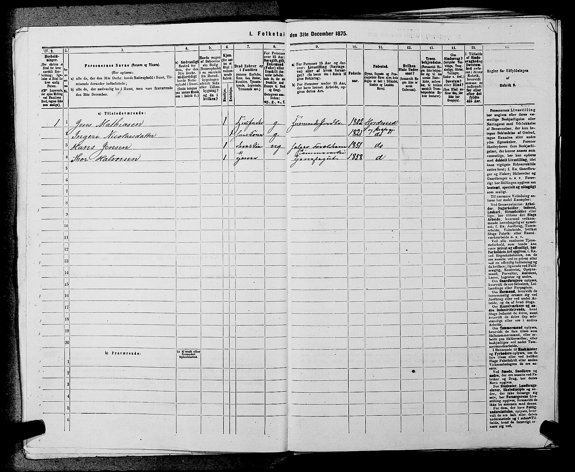 SAKO, Folketelling 1875 for 0829P Kviteseid prestegjeld, 1875, s. 964