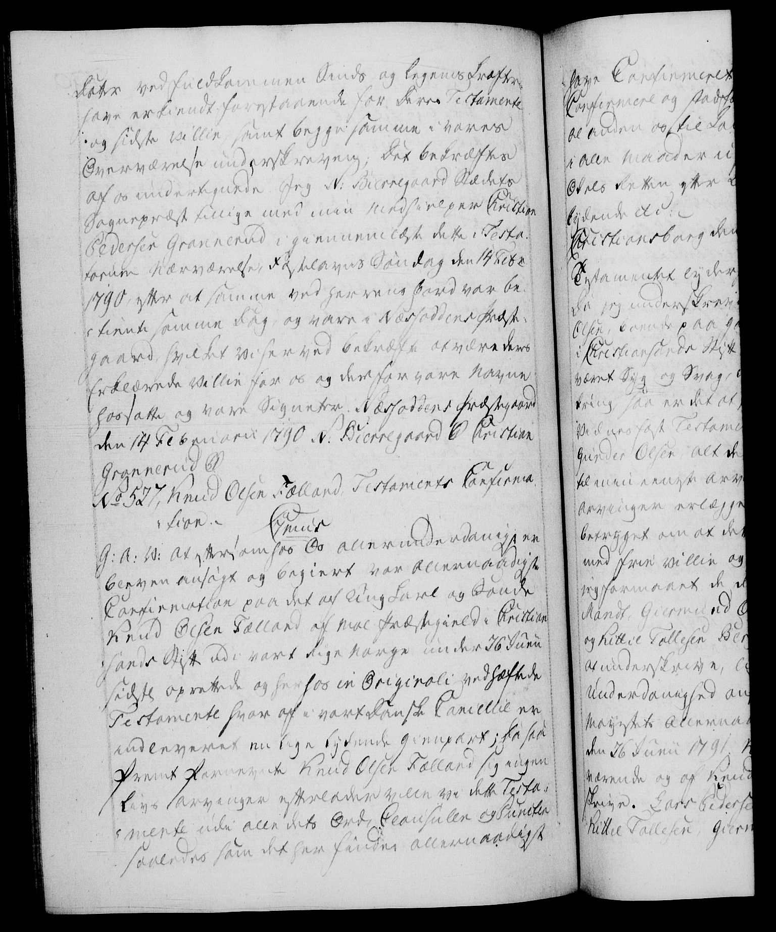 Danske Kanselli 1572-1799, RA/EA-3023/F/Fc/Fca/Fcaa/L0053: Norske registre, 1790-1791, s. 730b