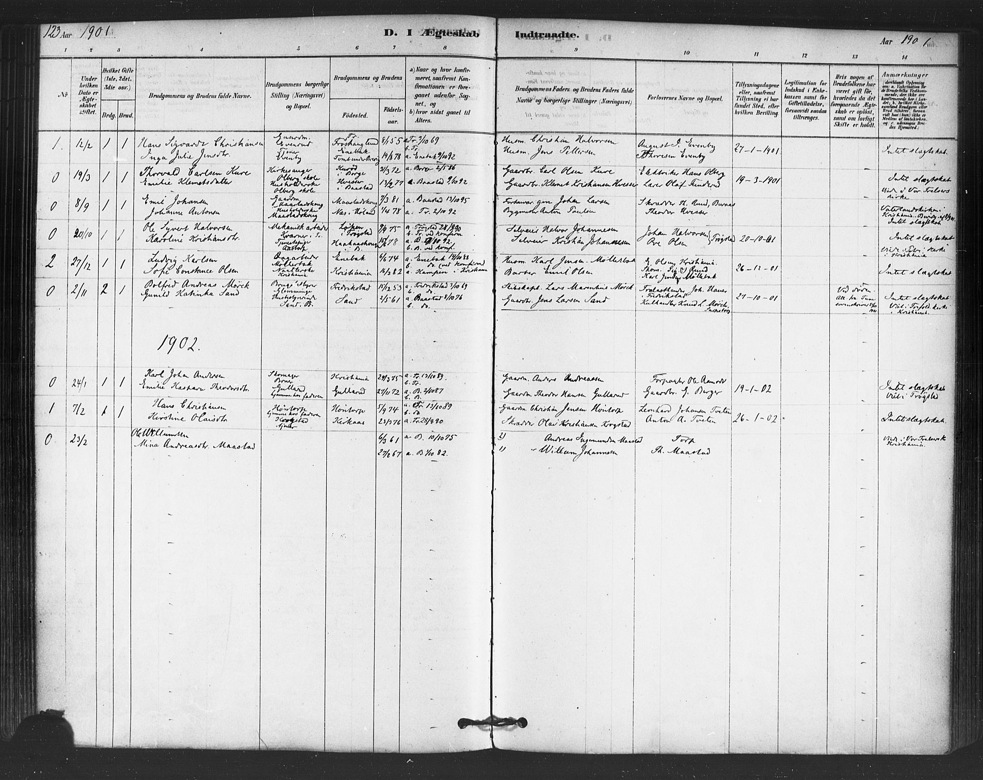 Trøgstad prestekontor Kirkebøker, AV/SAO-A-10925/F/Fb/L0001: Ministerialbok nr. II 1, 1878-1902, s. 123