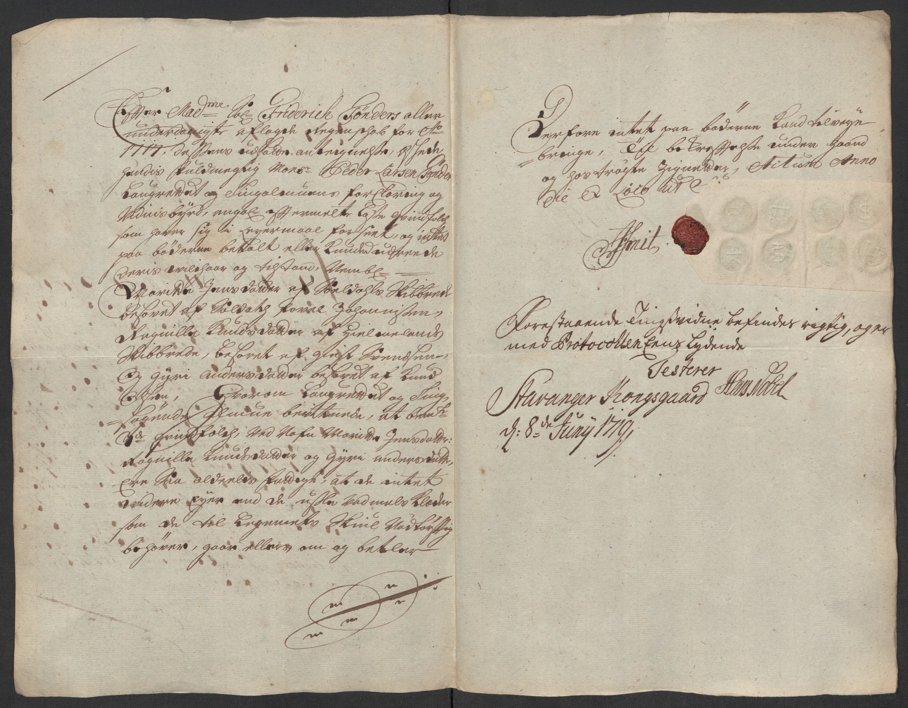 Rentekammeret inntil 1814, Reviderte regnskaper, Fogderegnskap, AV/RA-EA-4092/R47/L2870: Fogderegnskap Ryfylke, 1717, s. 409