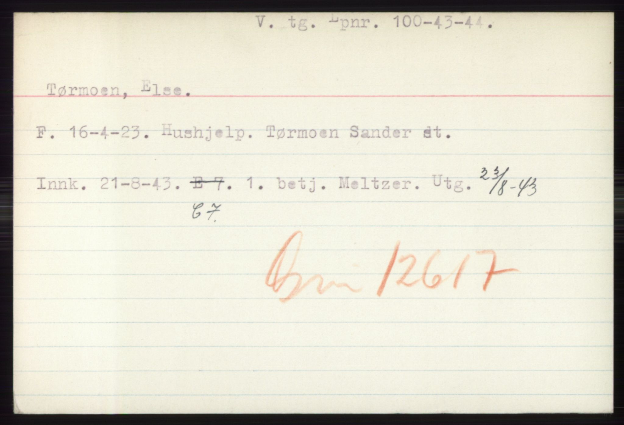 Statspolitiet - Hovedkontoret / Osloavdelingen, AV/RA-S-1329/C/Ck/Cke/L0005: Fangeregister; etternavn S - Å, 1941-1945, s. 538