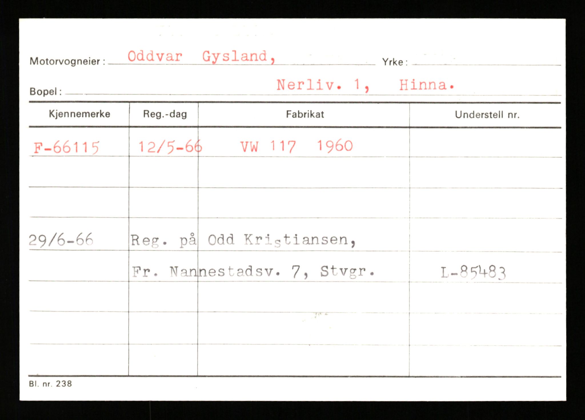 Stavanger trafikkstasjon, AV/SAST-A-101942/0/G/L0007: Registreringsnummer: 49019 - 67460, 1930-1971, s. 3095