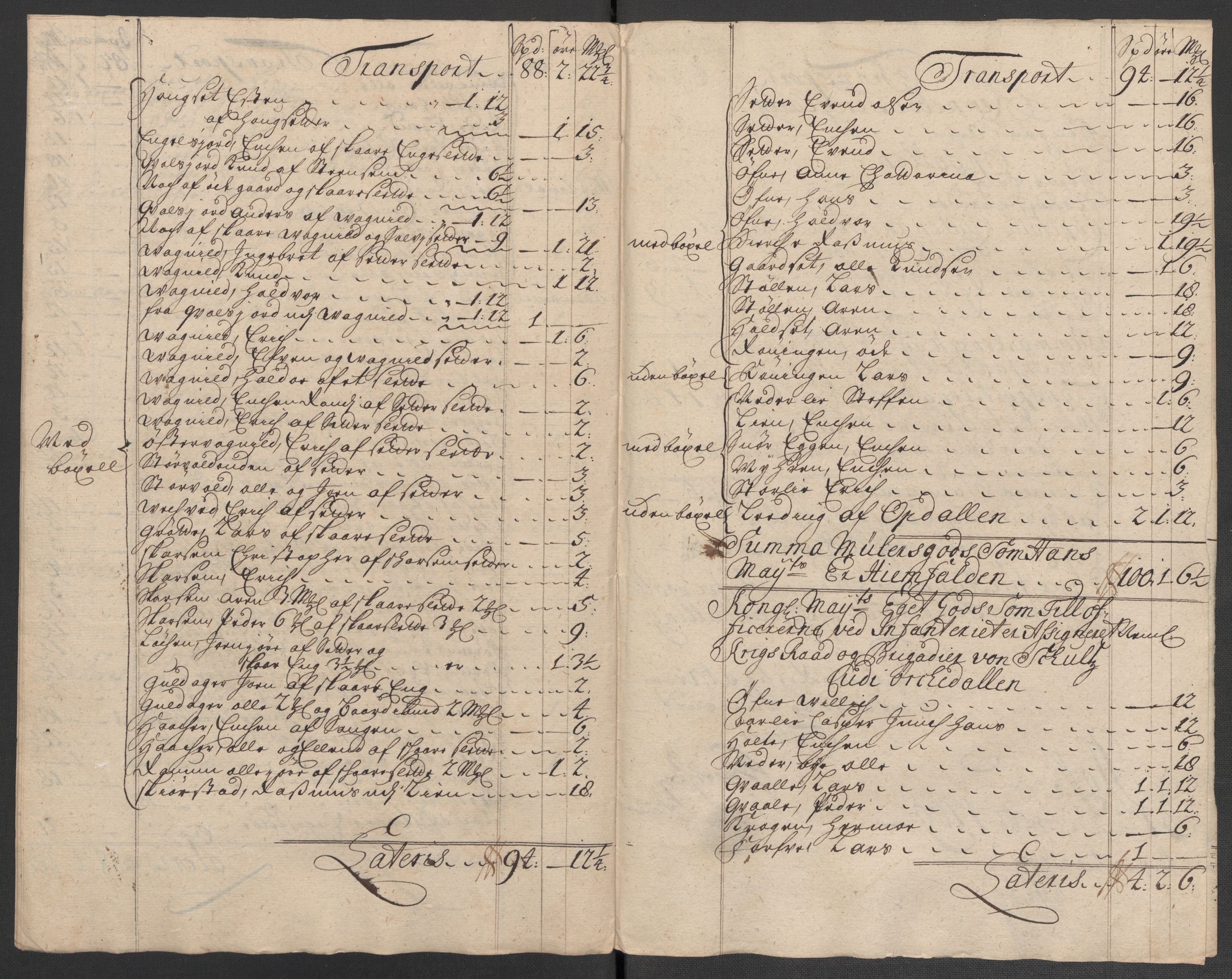Rentekammeret inntil 1814, Reviderte regnskaper, Fogderegnskap, AV/RA-EA-4092/R60/L3959: Fogderegnskap Orkdal og Gauldal, 1709, s. 171