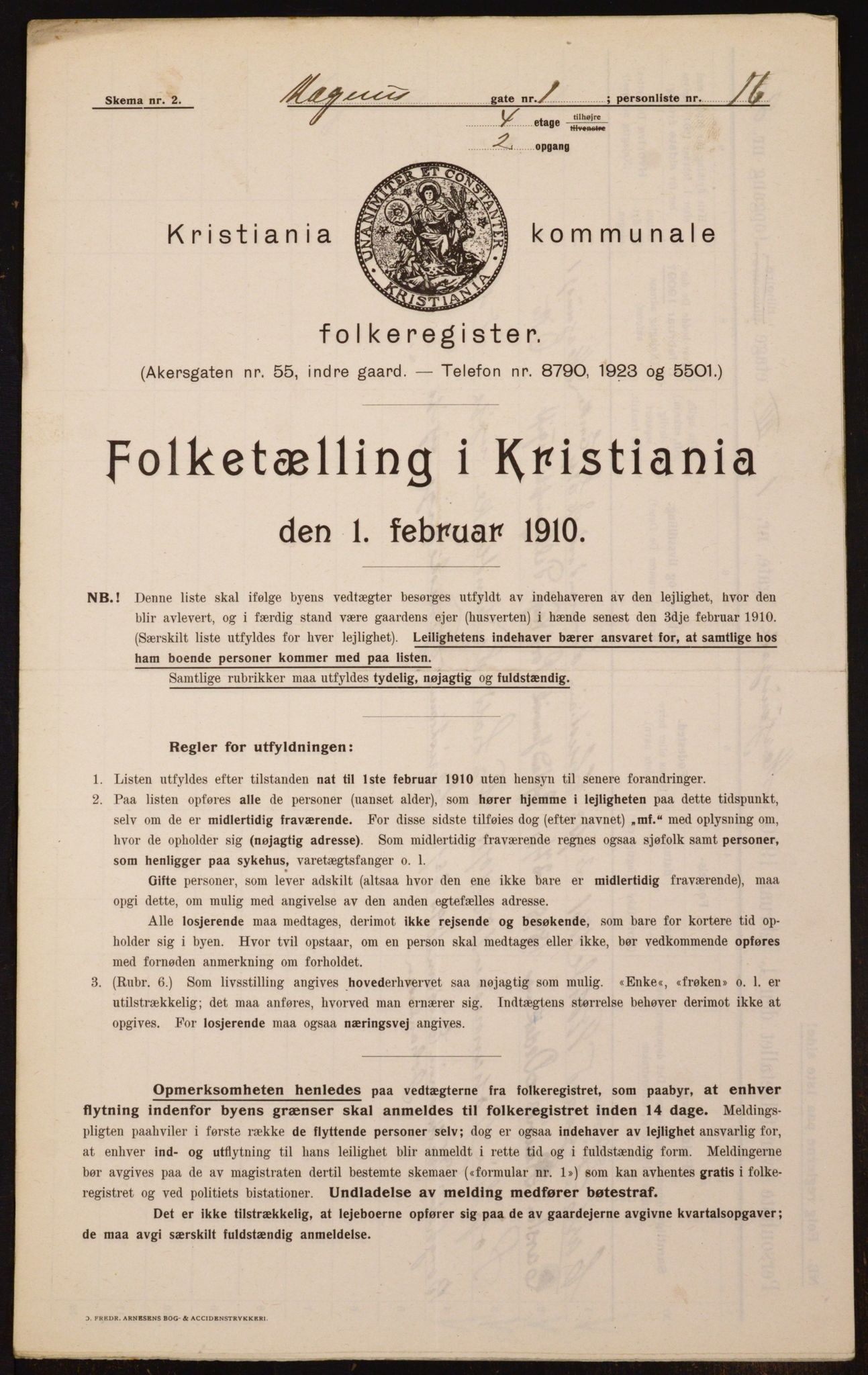 OBA, Kommunal folketelling 1.2.1910 for Kristiania, 1910, s. 57215