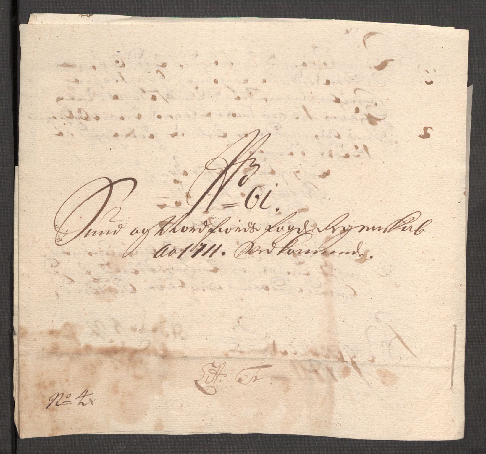 Rentekammeret inntil 1814, Reviderte regnskaper, Fogderegnskap, RA/EA-4092/R53/L3433: Fogderegnskap Sunn- og Nordfjord, 1710-1711, s. 493