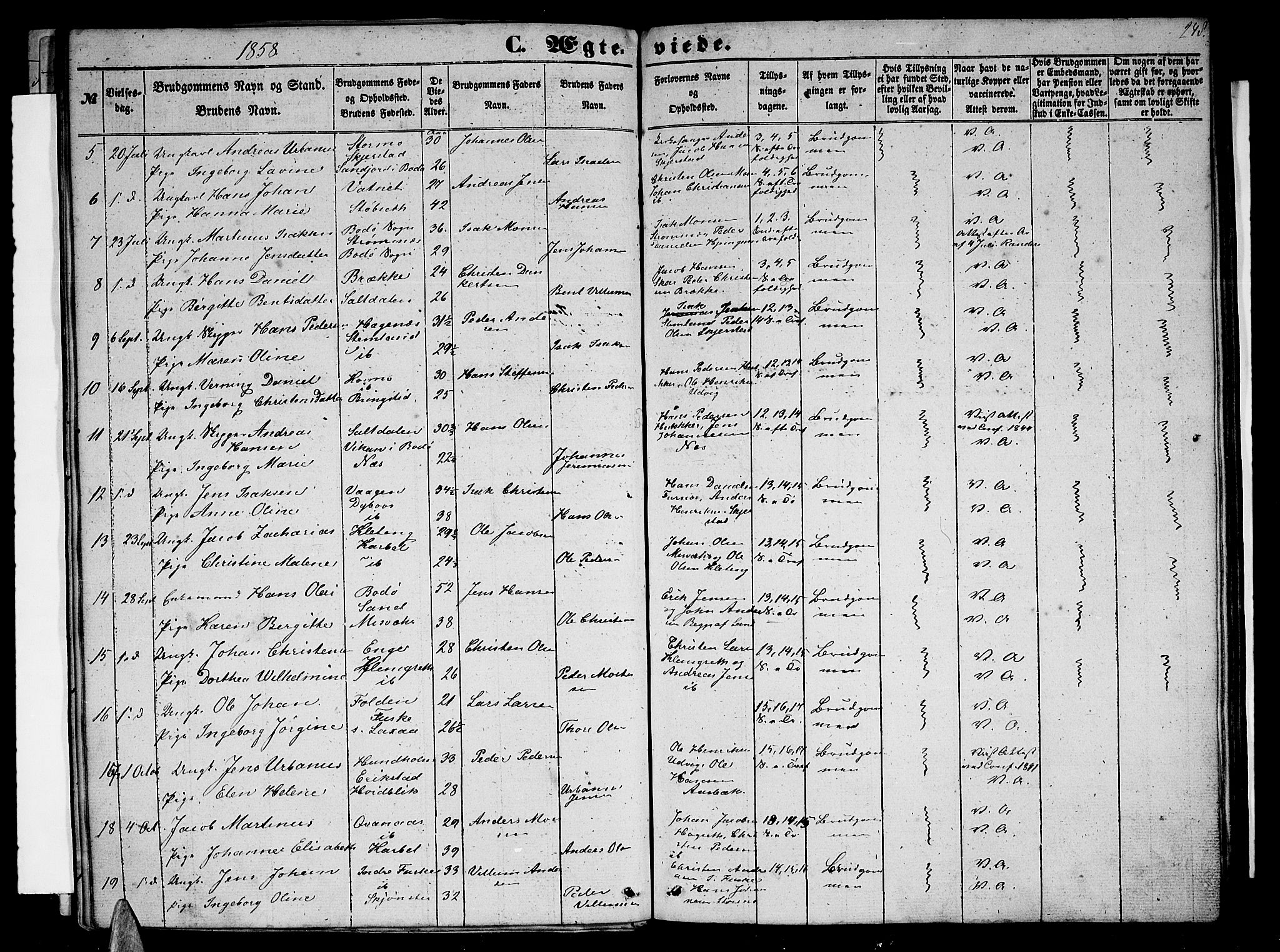 Ministerialprotokoller, klokkerbøker og fødselsregistre - Nordland, AV/SAT-A-1459/852/L0753: Klokkerbok nr. 852C04, 1856-1877, s. 248