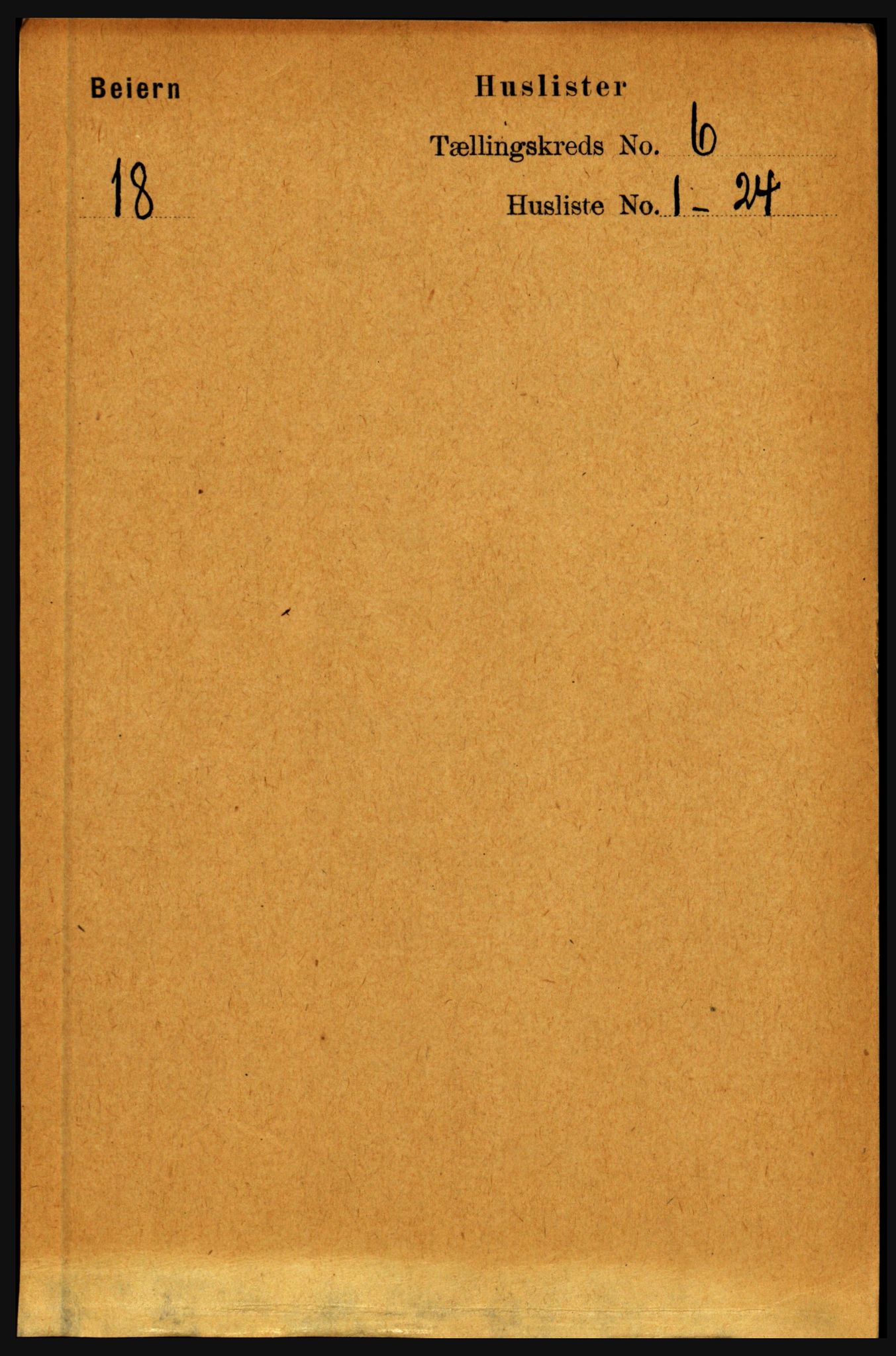 RA, Folketelling 1891 for 1839 Beiarn herred, 1891, s. 1854
