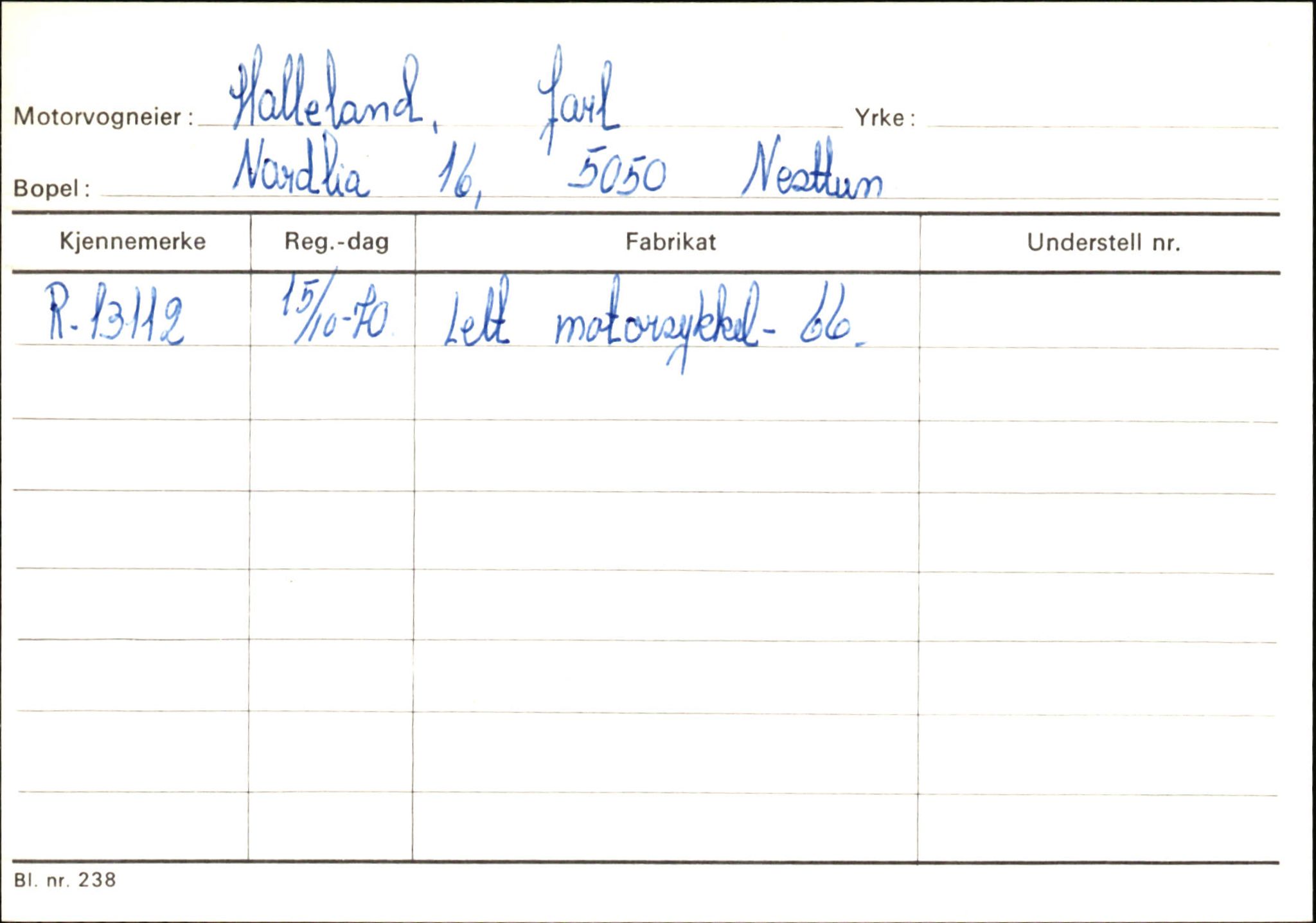 Statens vegvesen, Hordaland vegkontor, AV/SAB-A-5201/2/Ha/L0018: R-eierkort H, 1920-1971, s. 178