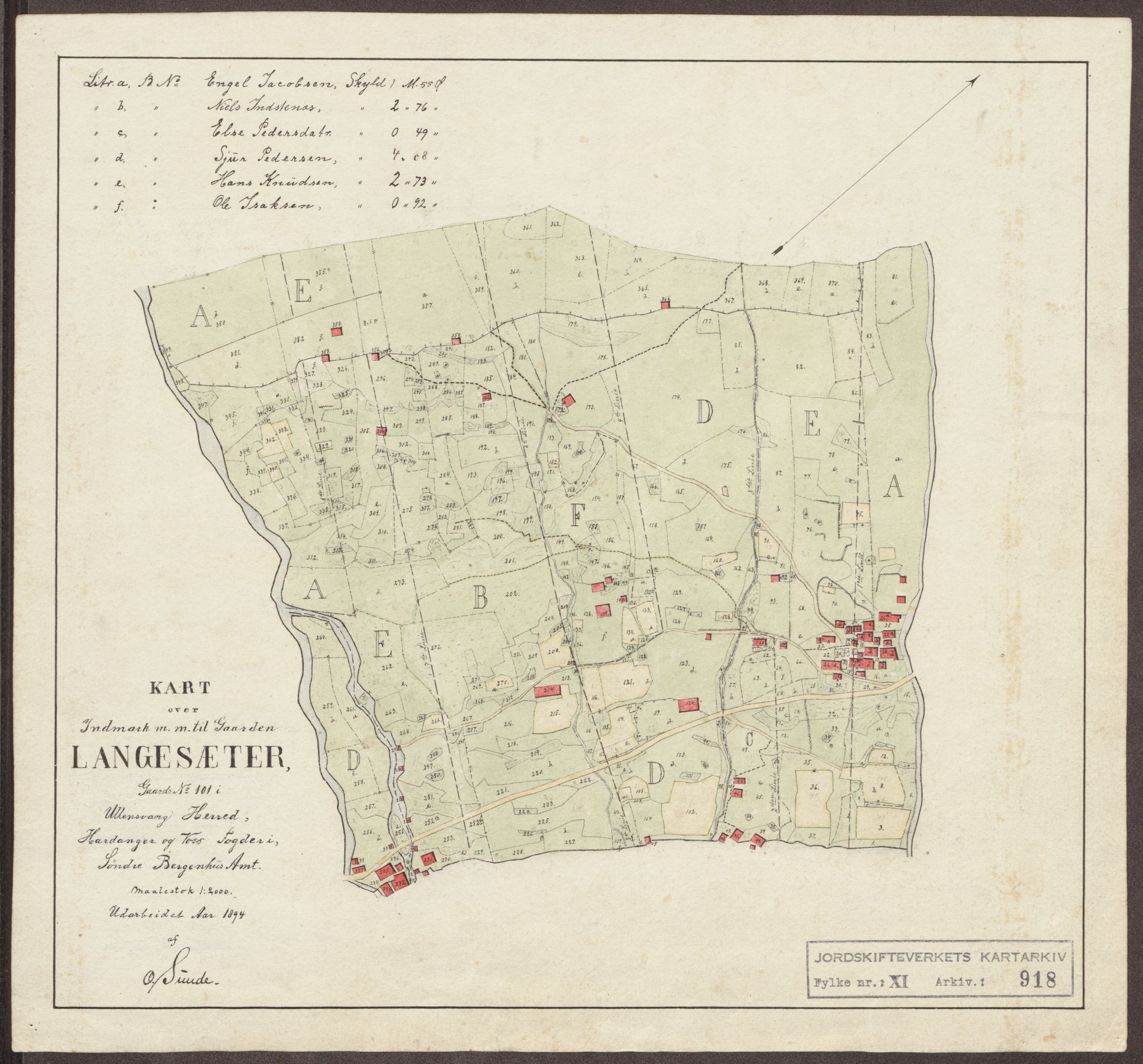 Jordskifteverkets kartarkiv, AV/RA-S-3929/T, 1859-1988, s. 1062