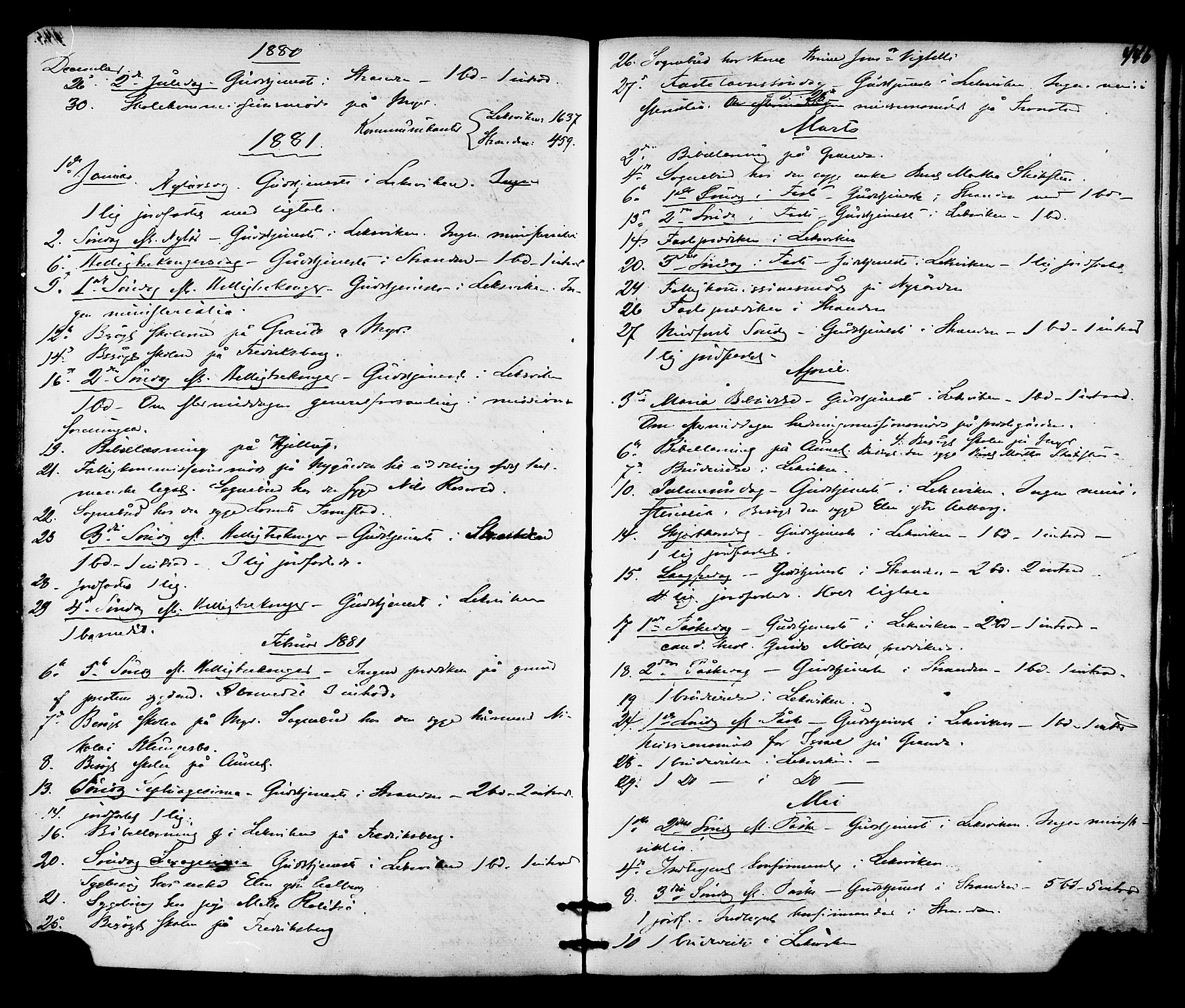 Ministerialprotokoller, klokkerbøker og fødselsregistre - Nord-Trøndelag, AV/SAT-A-1458/701/L0009: Ministerialbok nr. 701A09 /1, 1864-1882, s. 446