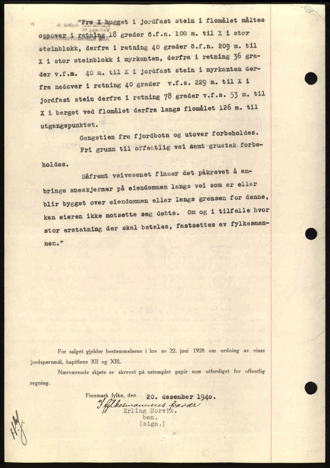 Alta fogderi/sorenskriveri, AV/SATØ-SATØ-5/1/K/Kd/L0033pantebok: Pantebok nr. 33, 1940-1943, Dagboknr: 27/1941