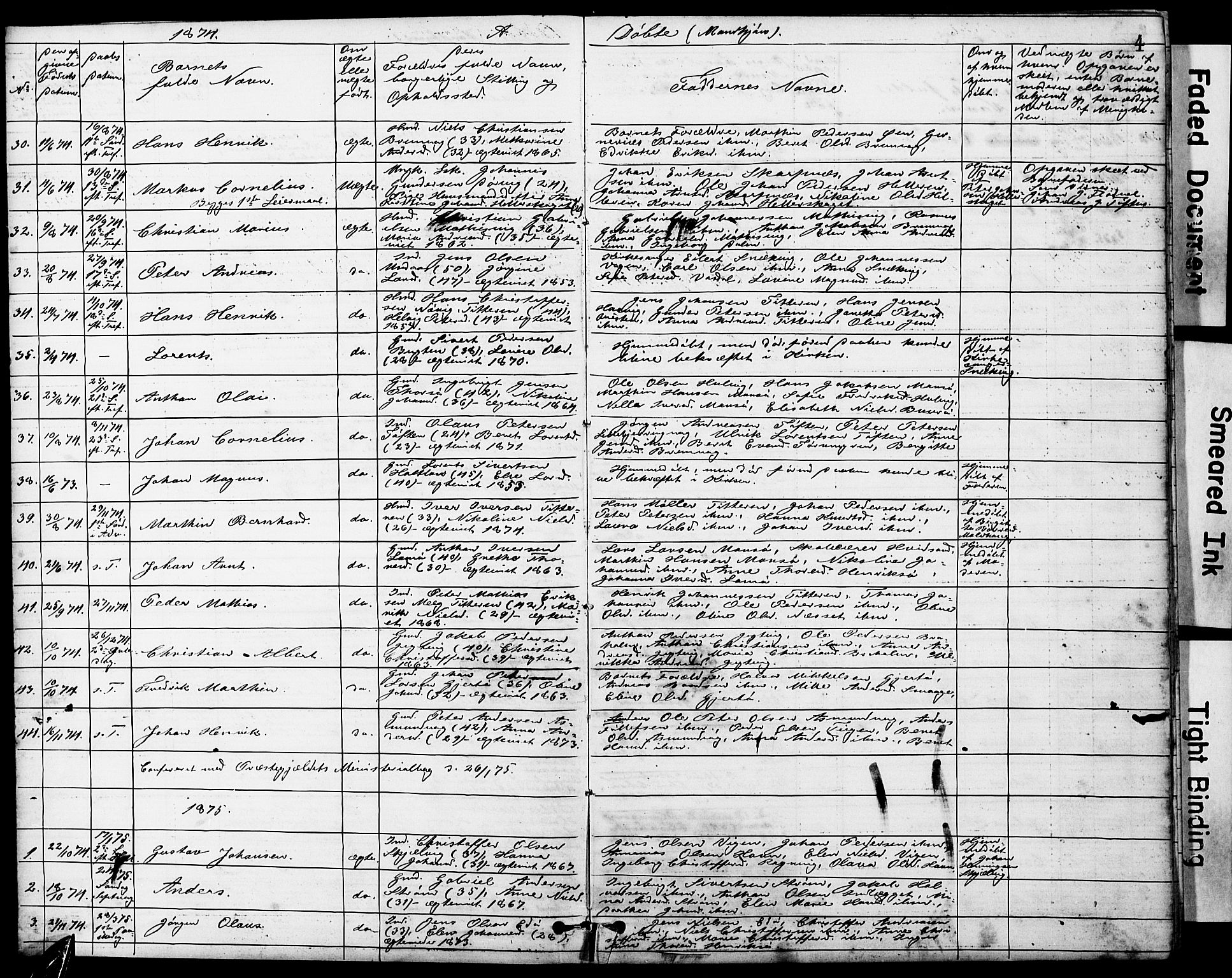 Ministerialprotokoller, klokkerbøker og fødselsregistre - Sør-Trøndelag, AV/SAT-A-1456/634/L0541: Klokkerbok nr. 634C03, 1874-1891, s. 4