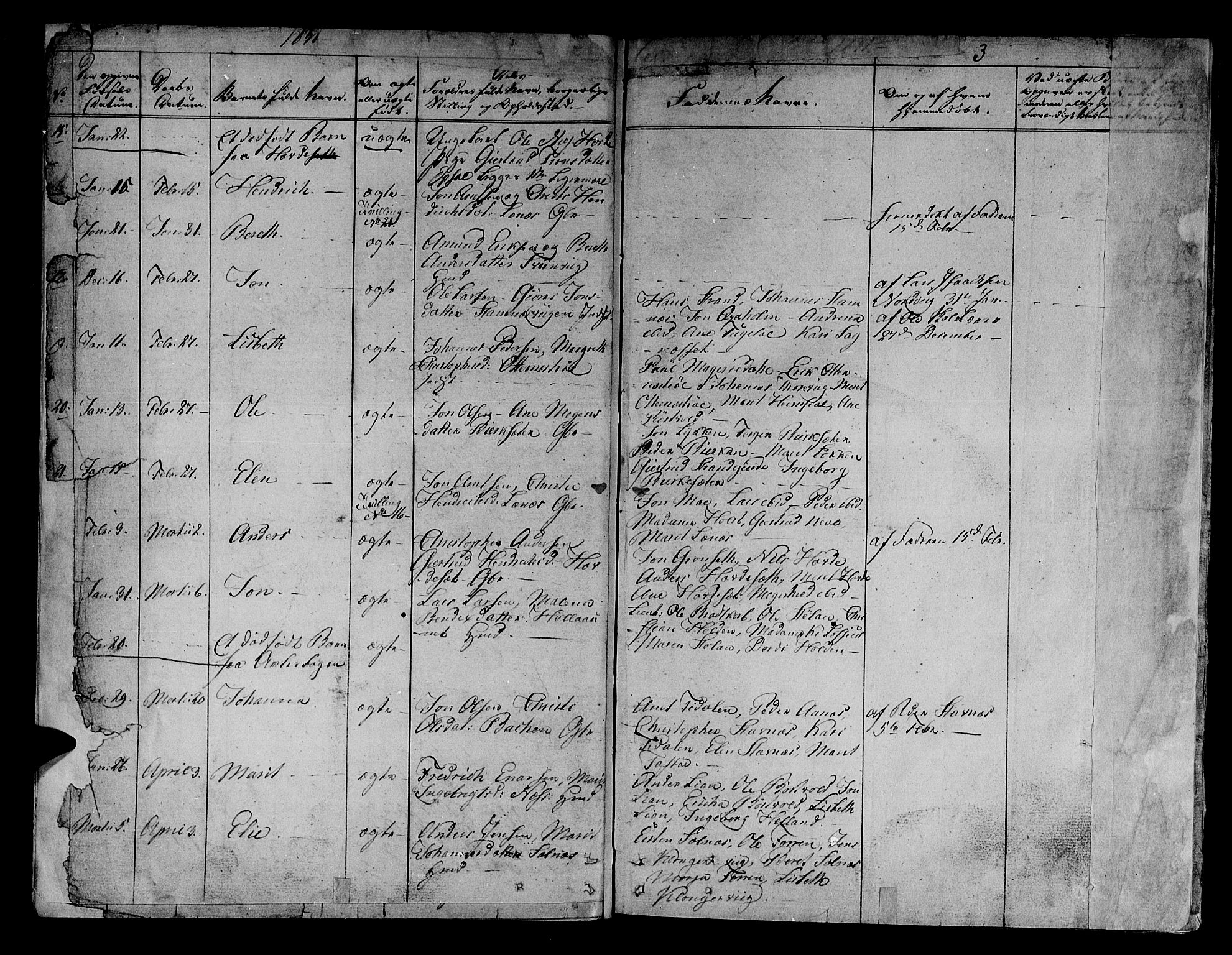 Ministerialprotokoller, klokkerbøker og fødselsregistre - Sør-Trøndelag, AV/SAT-A-1456/630/L0492: Ministerialbok nr. 630A05, 1830-1840, s. 3