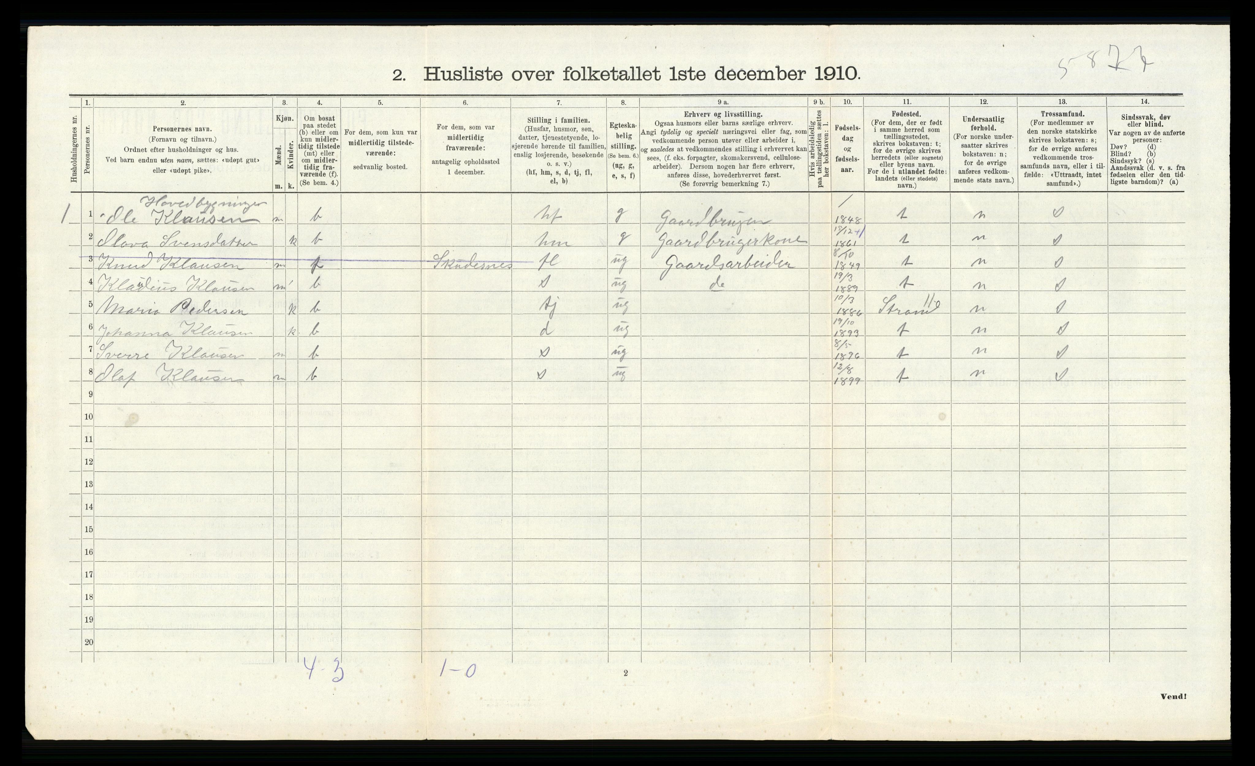 RA, Folketelling 1910 for 1126 Hetland herred, 1910, s. 386