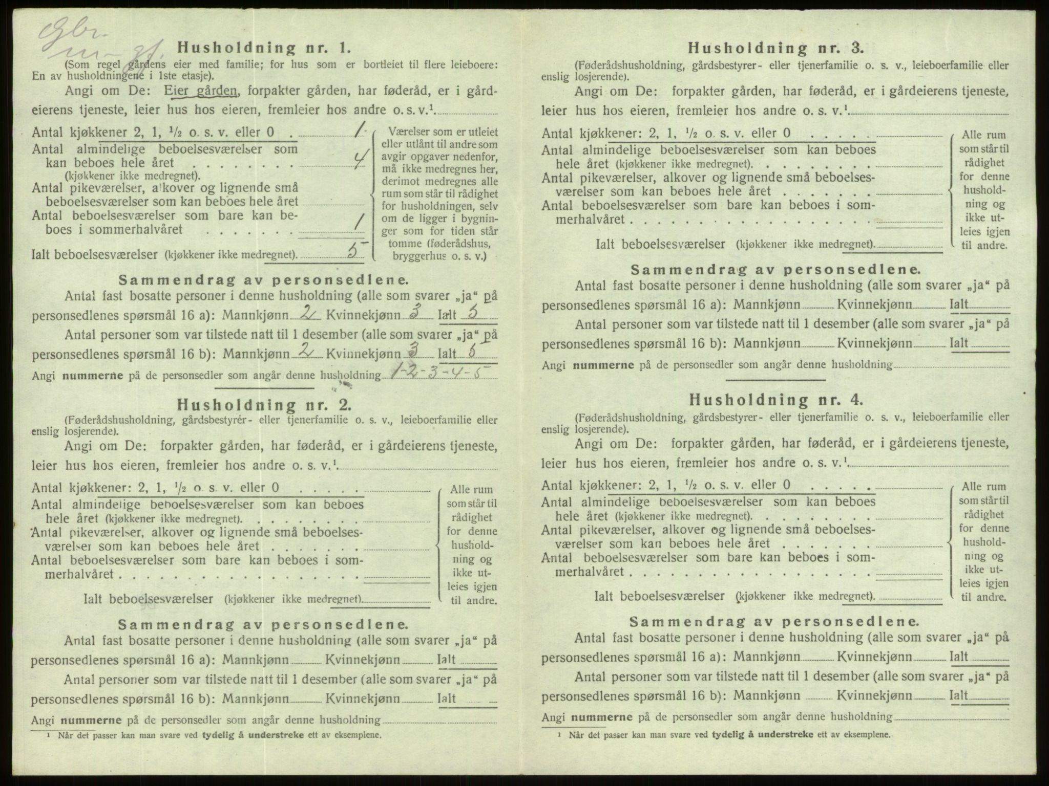 SAB, Folketelling 1920 for 1442 Davik herred, 1920, s. 875