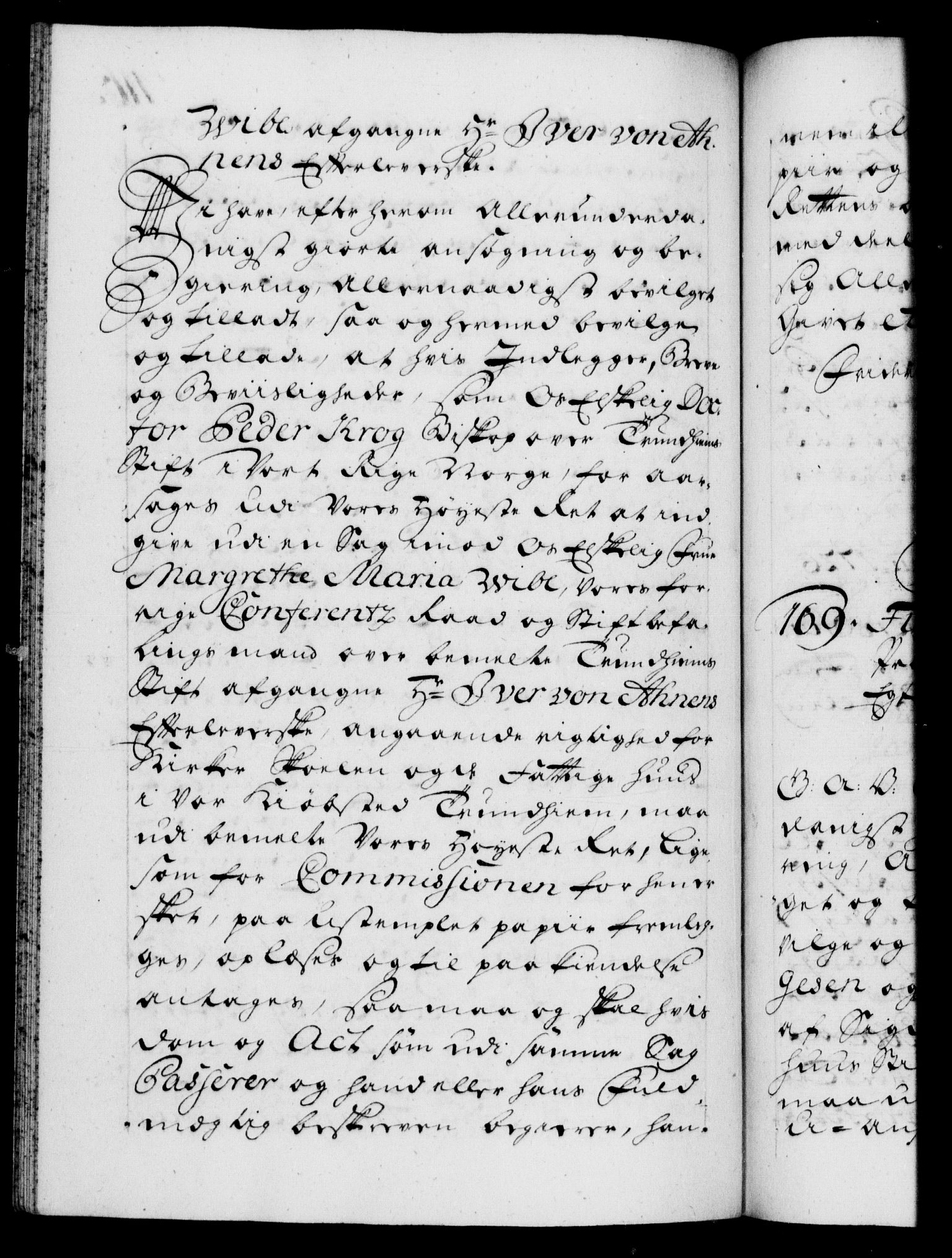 Danske Kanselli 1572-1799, RA/EA-3023/F/Fc/Fca/Fcaa/L0025: Norske registre, 1726-1728, s. 116b