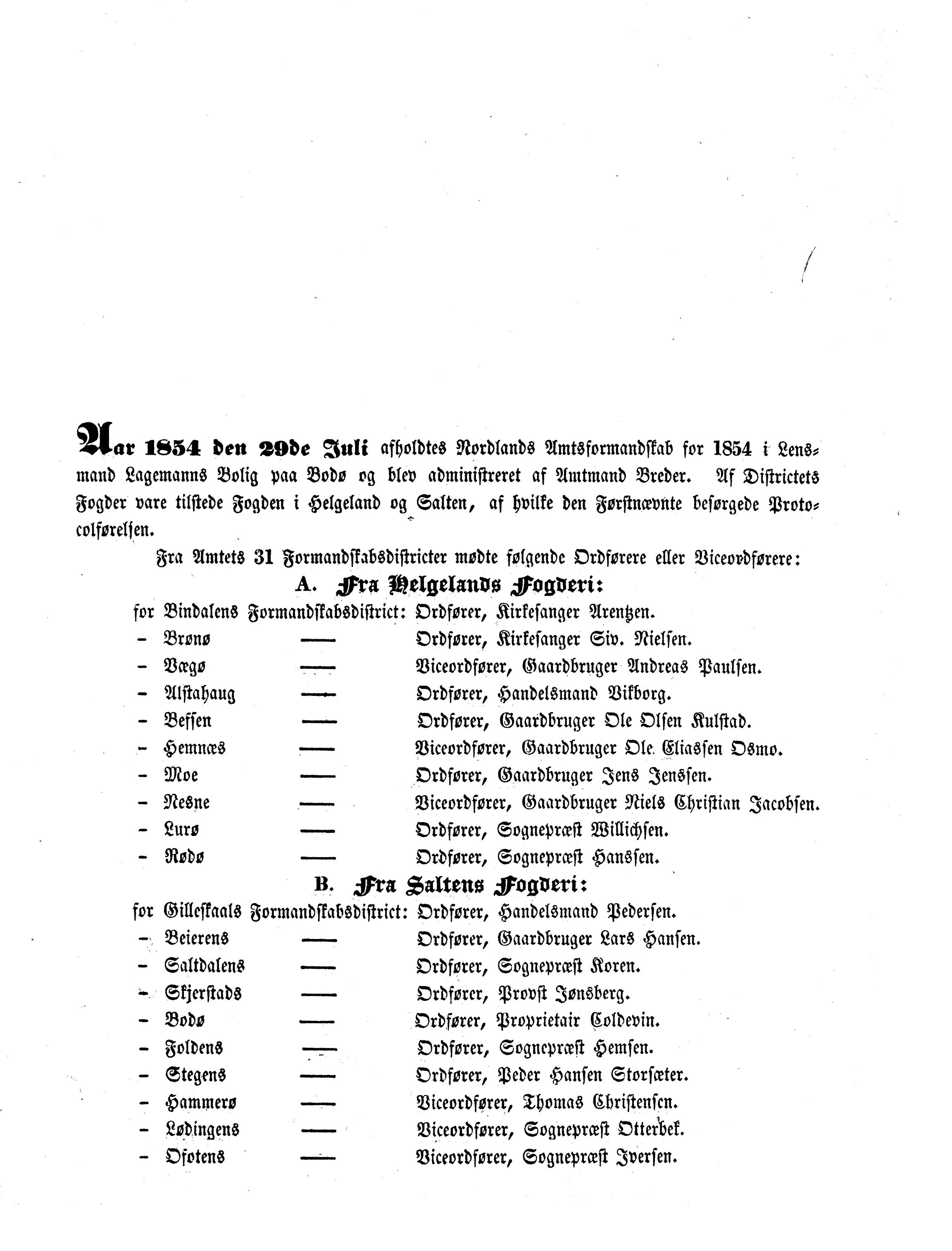 Nordland Fylkeskommune. Fylkestinget, AIN/NFK-17/176/A/Ac/L0003: Fylkestingsforhandlinger 1850-1860, 1850-1860