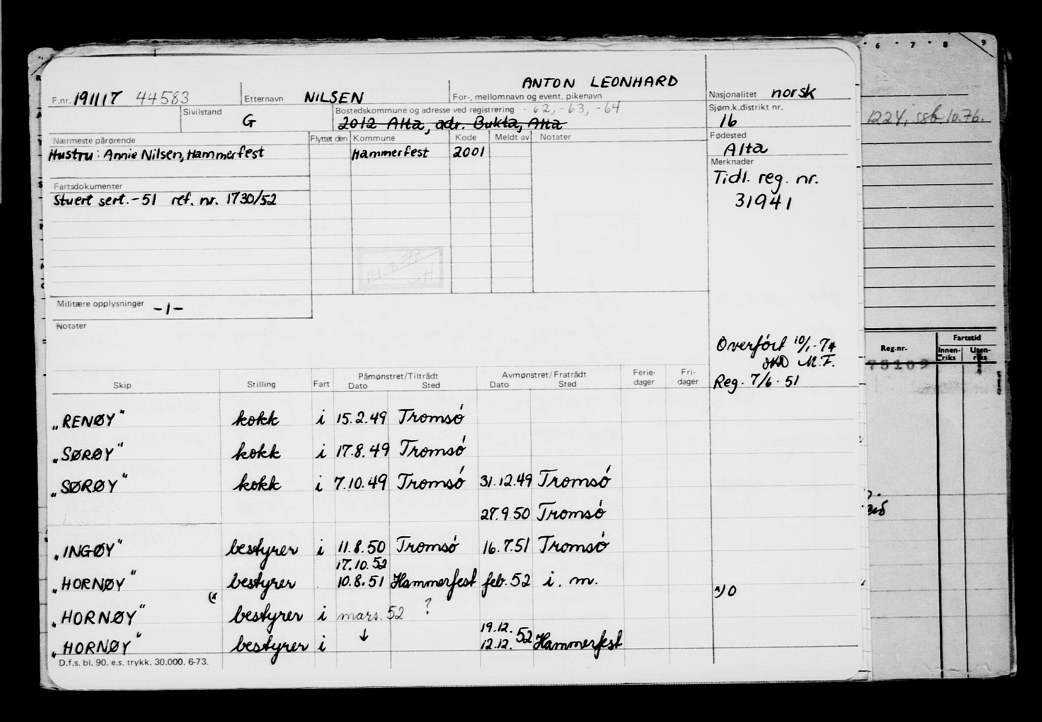 Direktoratet for sjømenn, AV/RA-S-3545/G/Gb/L0153: Hovedkort, 1917, s. 314