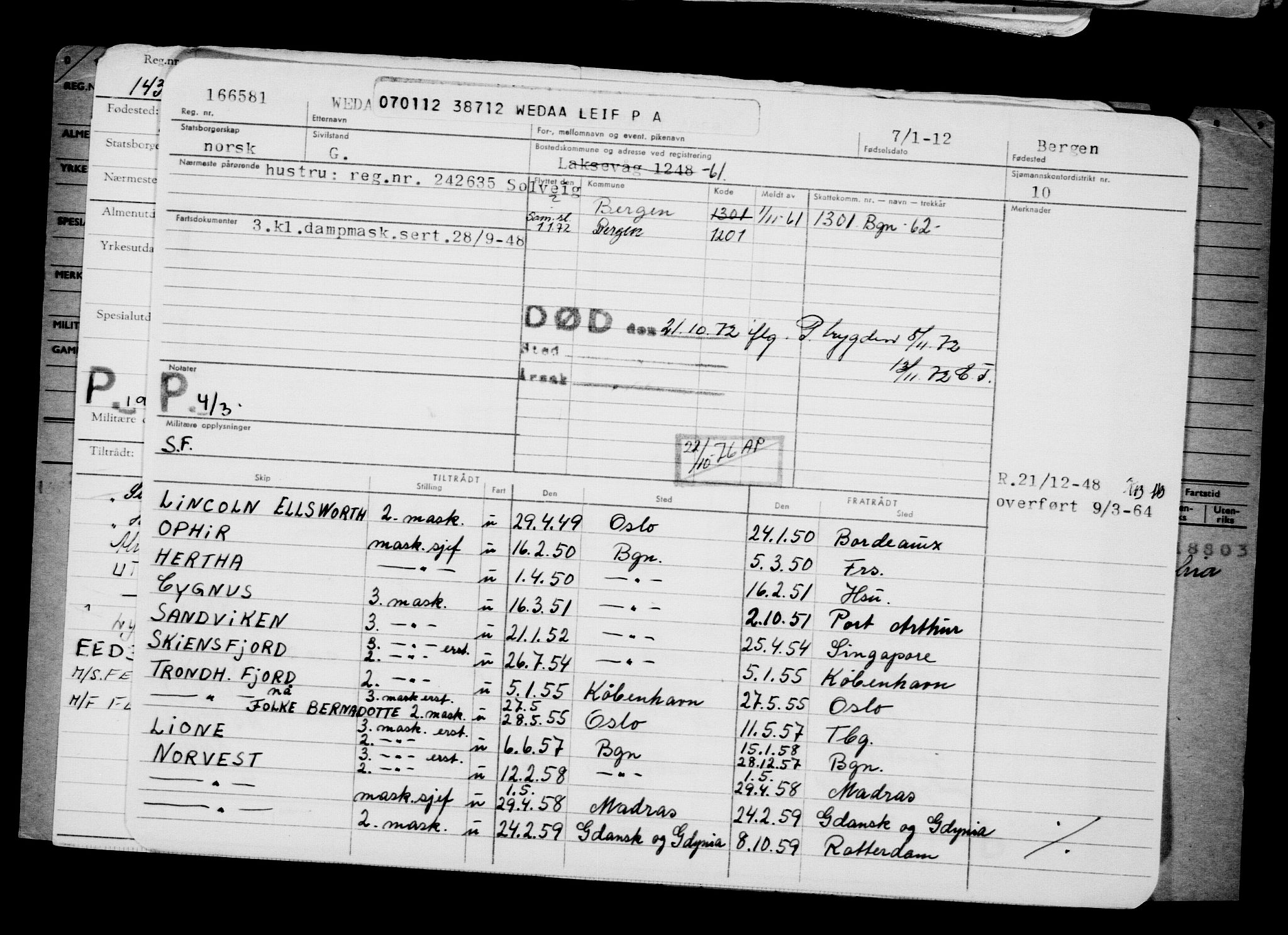 Direktoratet for sjømenn, AV/RA-S-3545/G/Gb/L0102: Hovedkort, 1912, s. 121