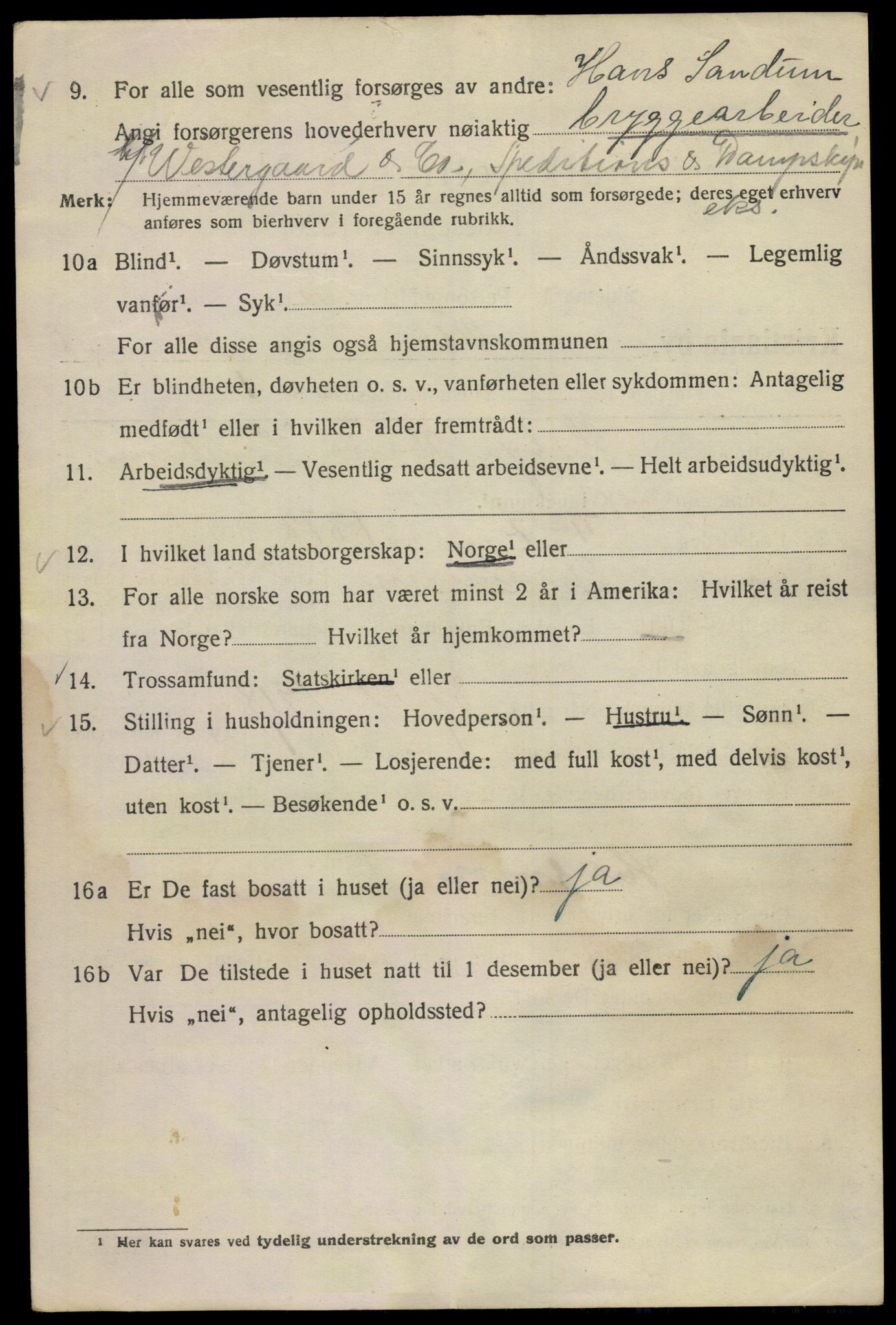 SAO, Folketelling 1920 for 0301 Kristiania kjøpstad, 1920, s. 440880