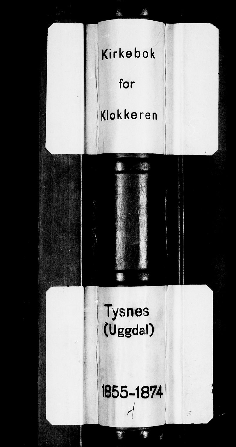 Tysnes sokneprestembete, SAB/A-78601/H/Hab: Klokkerbok nr. E 1, 1855-1874
