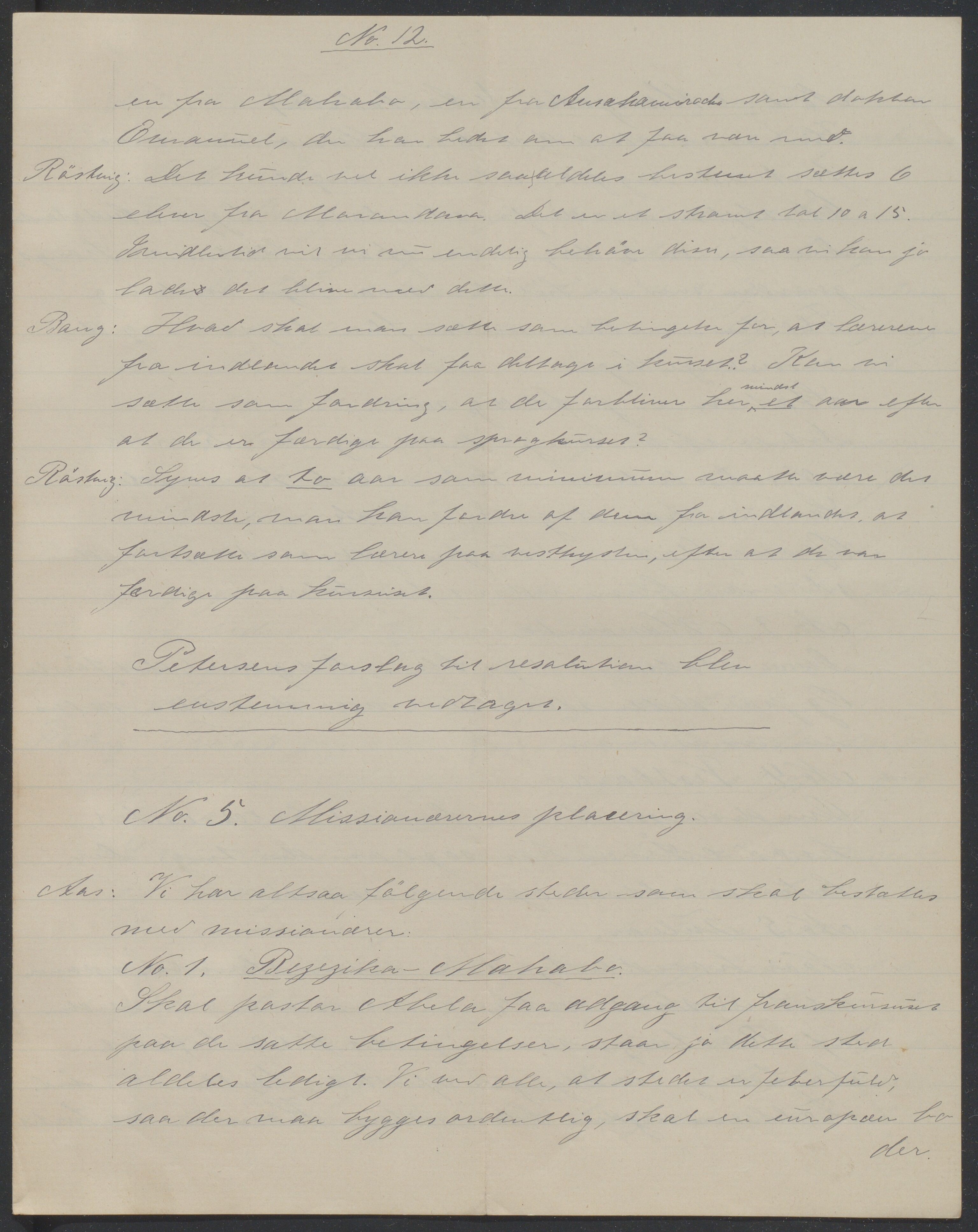 Det Norske Misjonsselskap - hovedadministrasjonen, VID/MA-A-1045/D/Da/Daa/L0041/0010: Konferansereferat og årsberetninger / Konferansereferat fra Vest-Madagaskar., 1897