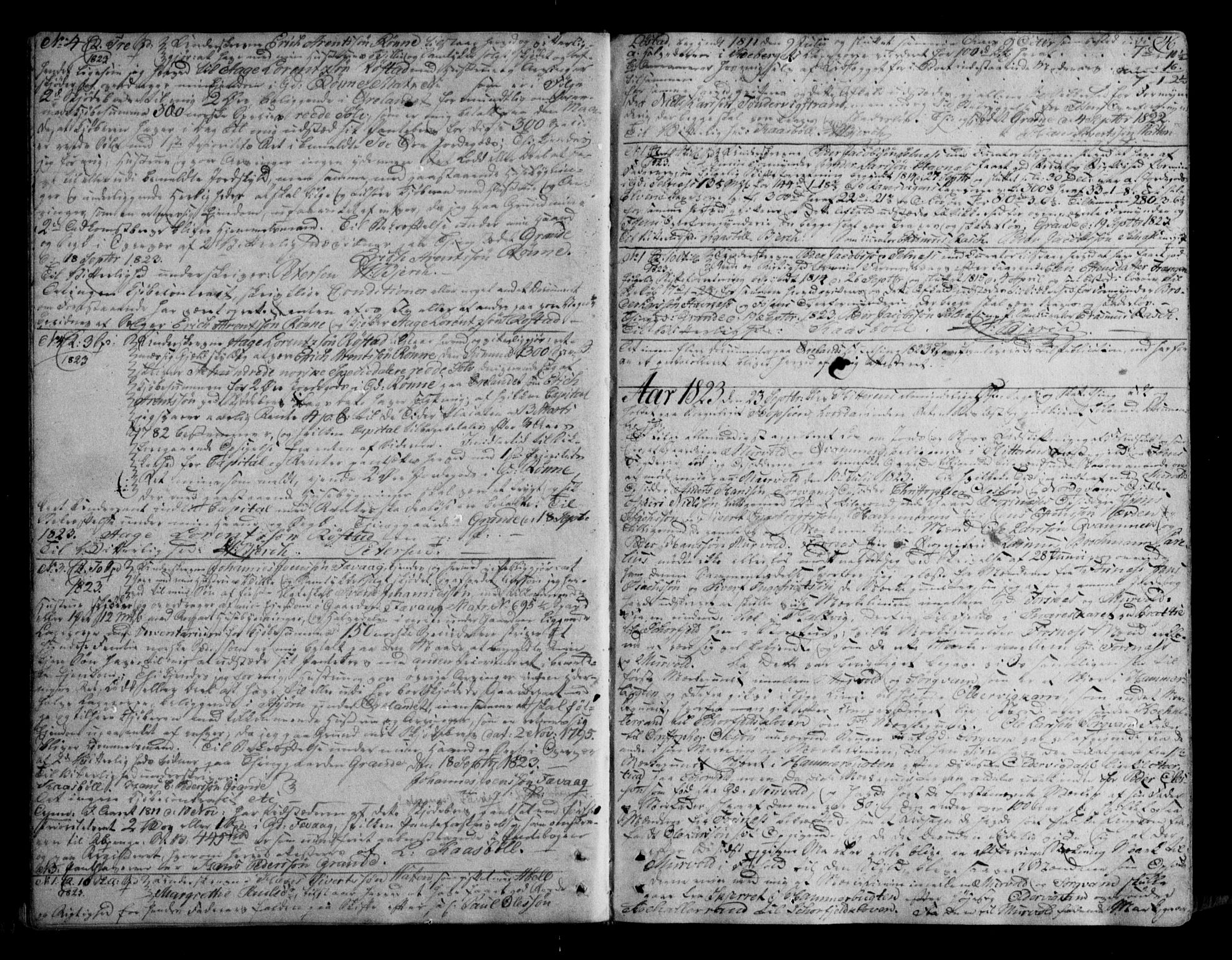 Fosen sorenskriveri, SAT/A-1107/1/2/2C/L0007: Pantebok nr. 5A, 1822-1827, s. 46