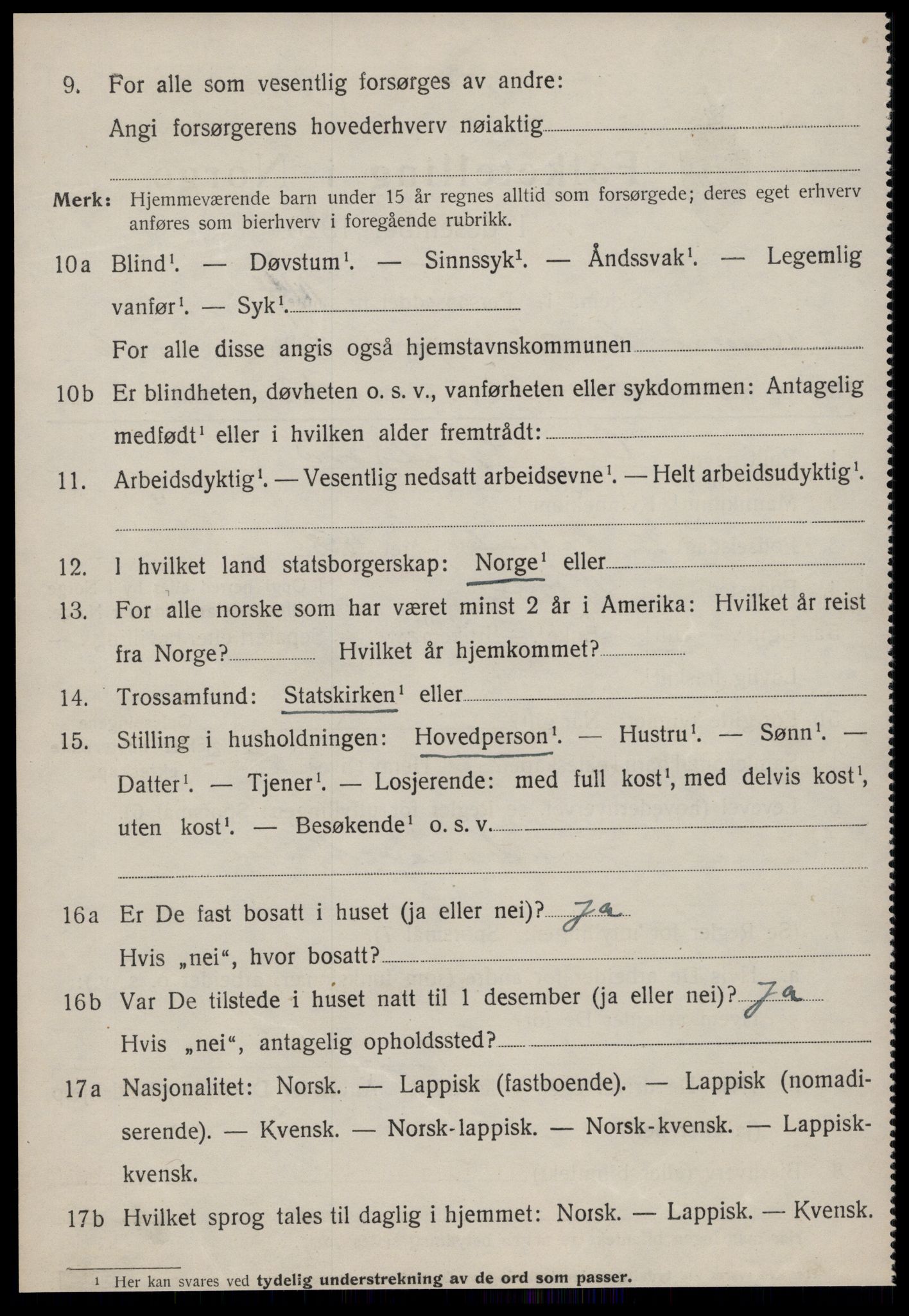 SAT, Folketelling 1920 for 1634 Oppdal herred, 1920, s. 5540
