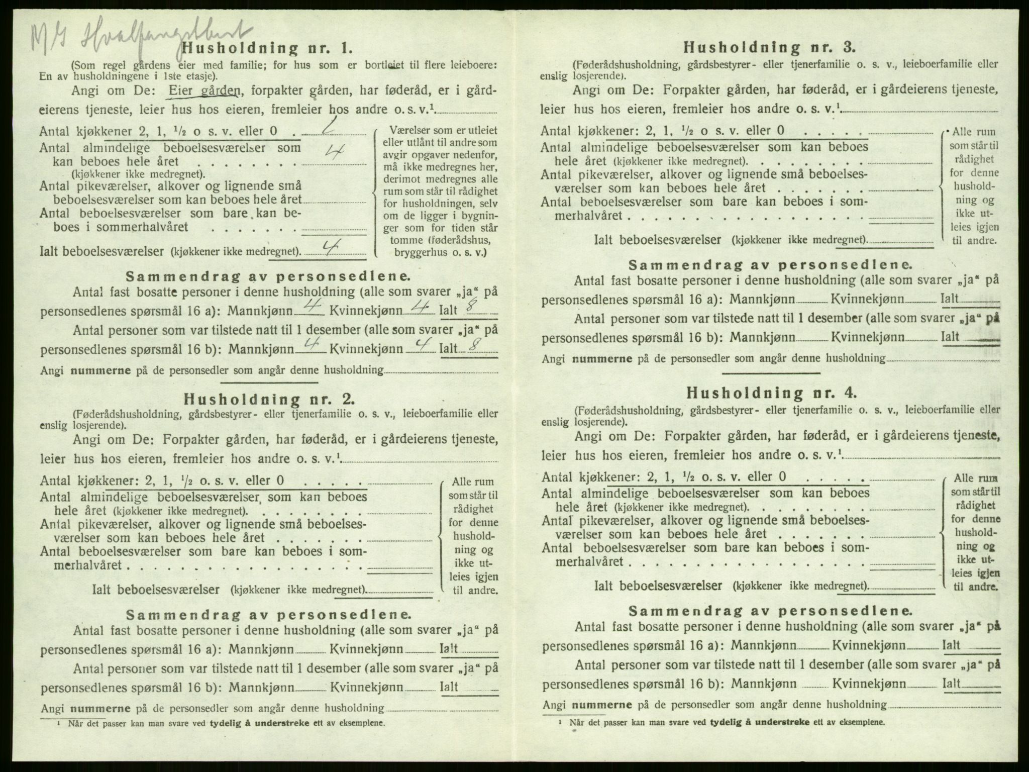 SAKO, Folketelling 1920 for 0724 Sandeherred herred, 1920, s. 1427