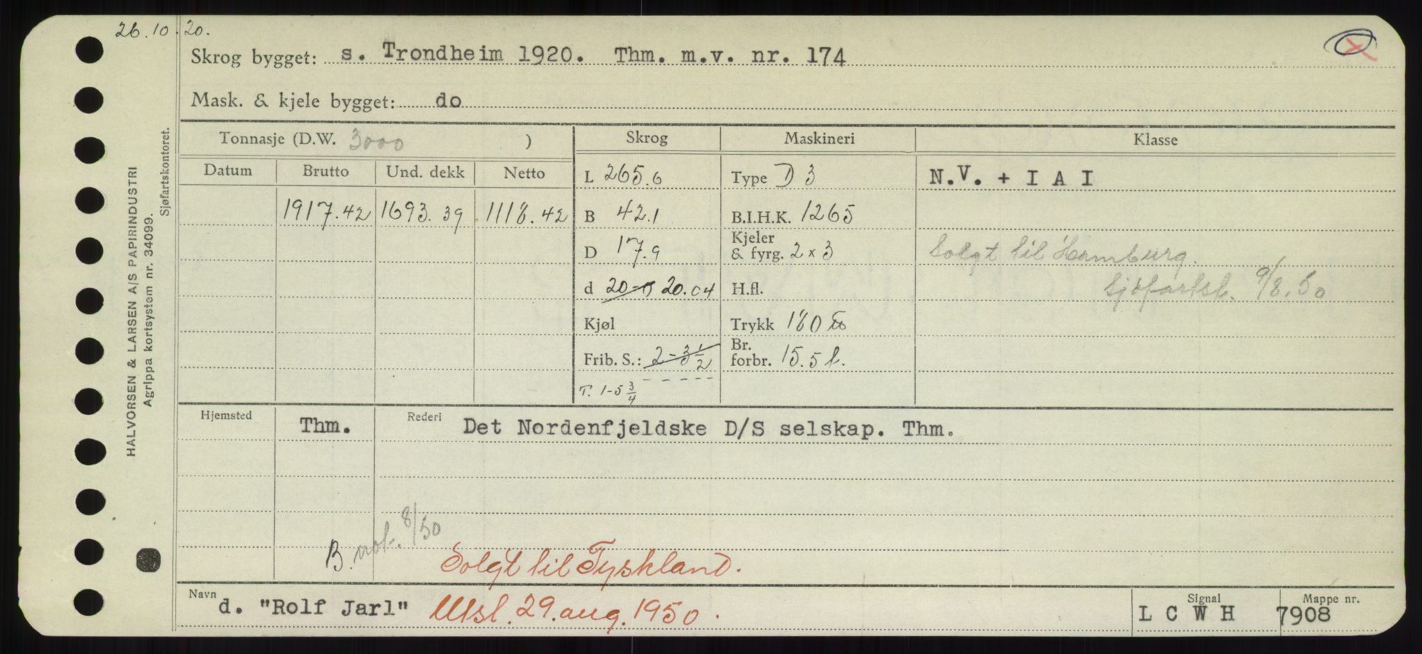 Sjøfartsdirektoratet med forløpere, Skipsmålingen, AV/RA-S-1627/H/Hd/L0031: Fartøy, Rju-Sam, s. 77