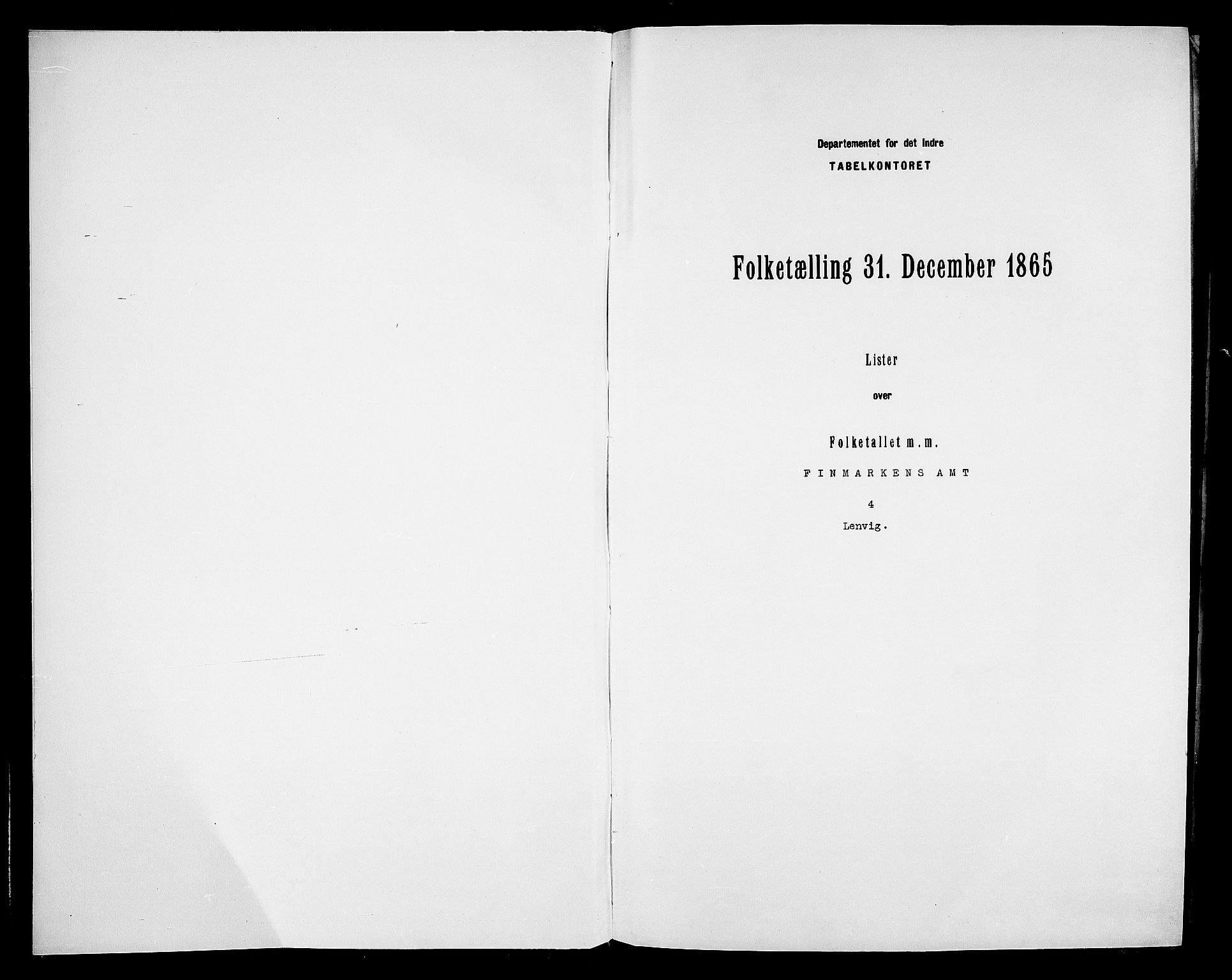 RA, Folketelling 1865 for 1931P Lenvik prestegjeld, 1865, s. 3