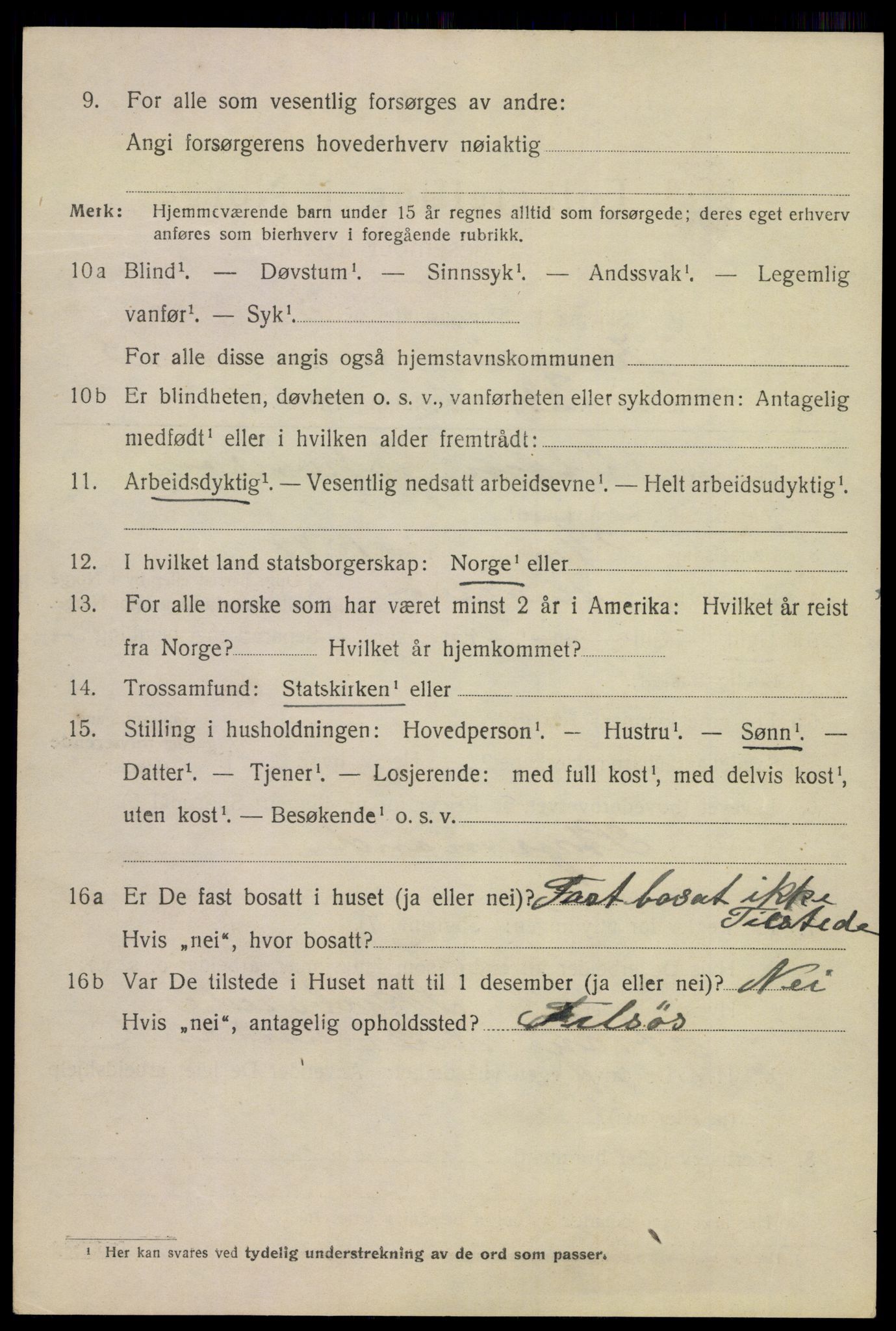 SAKO, Folketelling 1920 for 0801 Kragerø kjøpstad, 1920, s. 5738