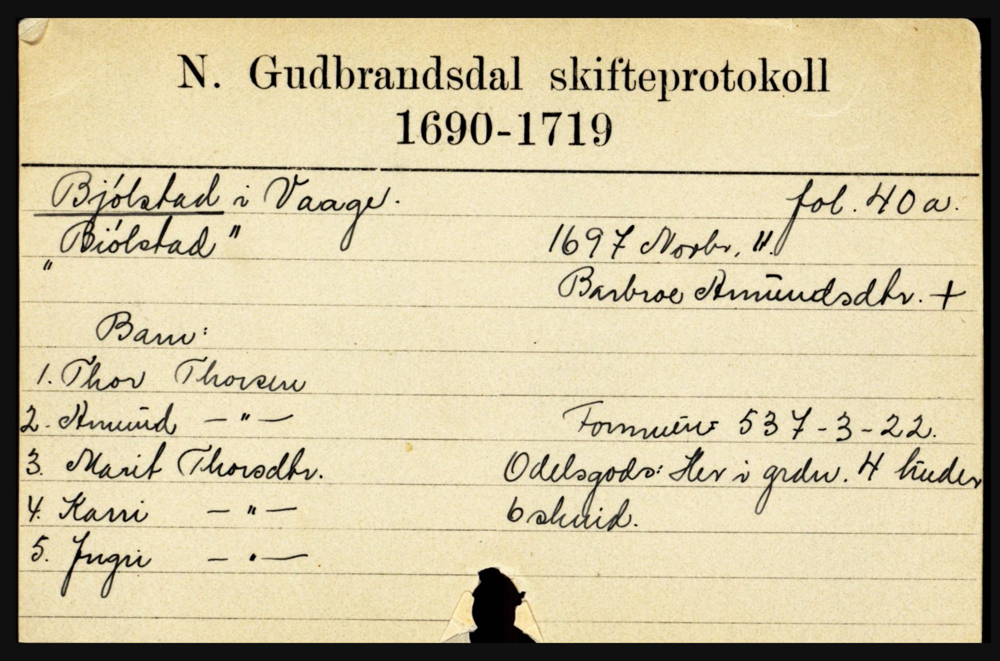 Nord-Gudbrandsdal tingrett, SAH/TING-002/J, 1658-1900, s. 819